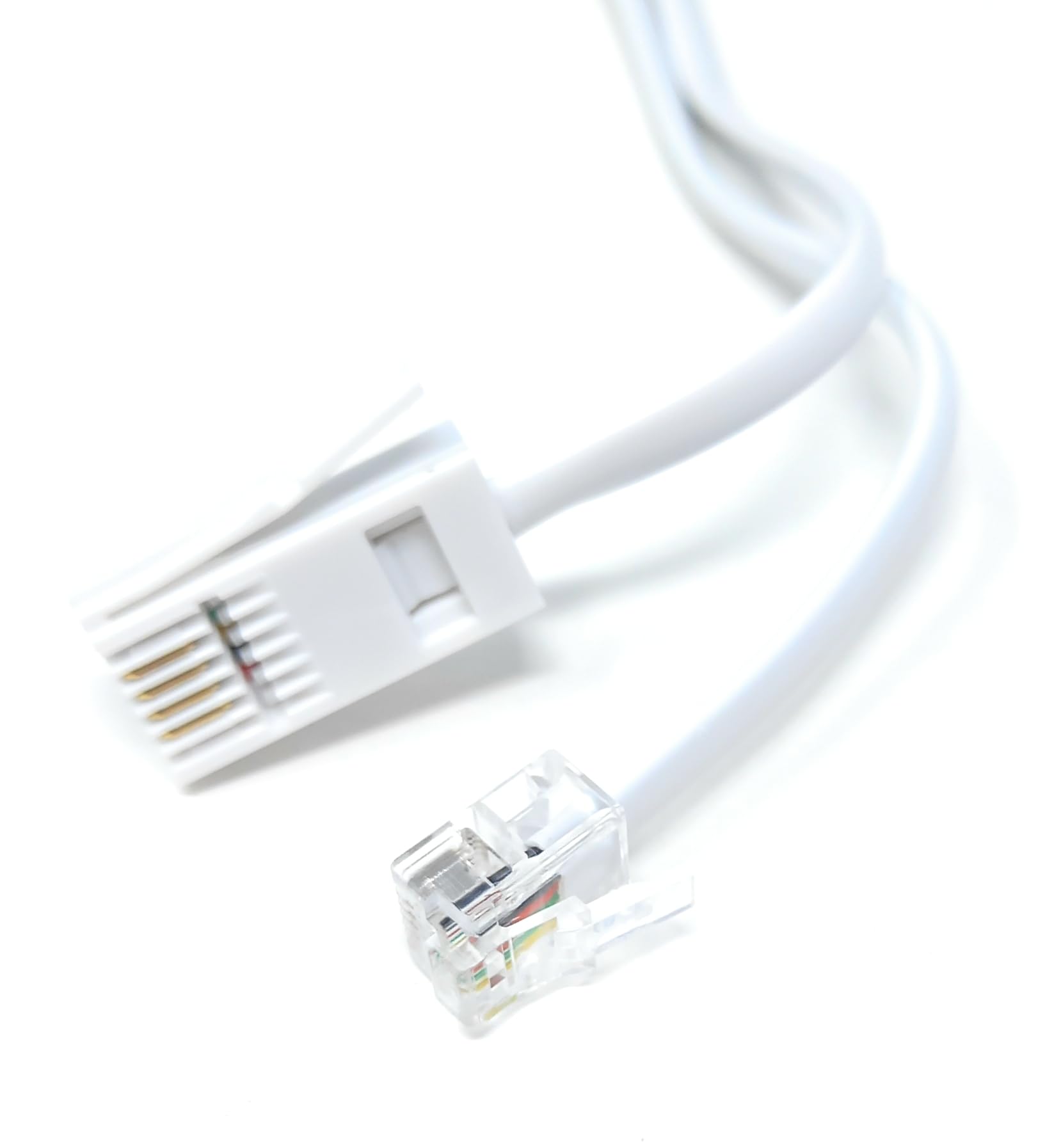 DRUT BT to RJ11 4 Wire (431A) Male to Male UK Telephone Modem Lead Cable