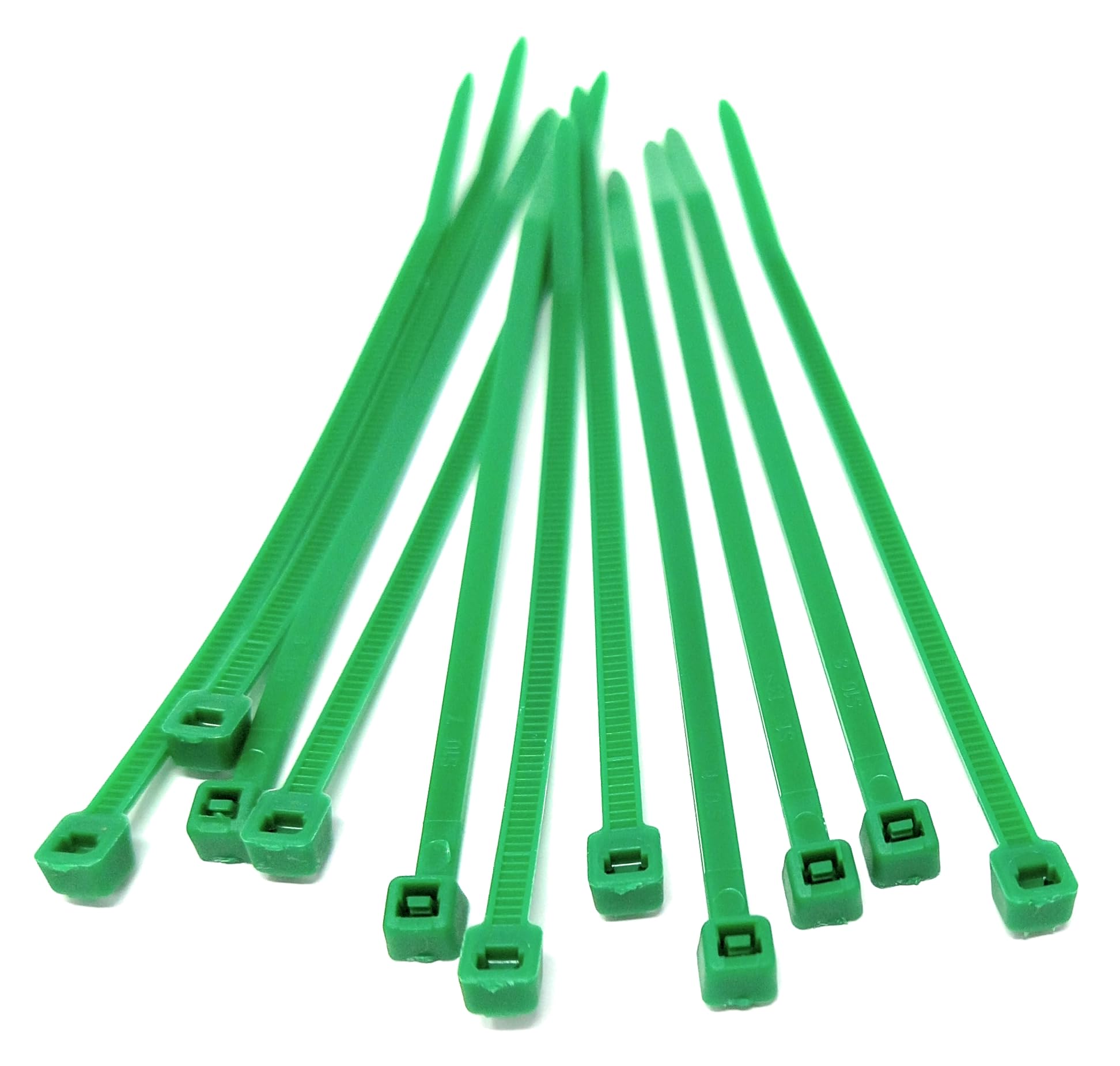 Nylon Cable Ties, 100mm x 2.5mm, Pack of 100, Plastic Zip Tie Wraps, Self-Locking