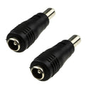 DRUT 5.5mm x 2.1mm Female Socket to 2.5mm Male Plug DC Power Adapter Cable Converter