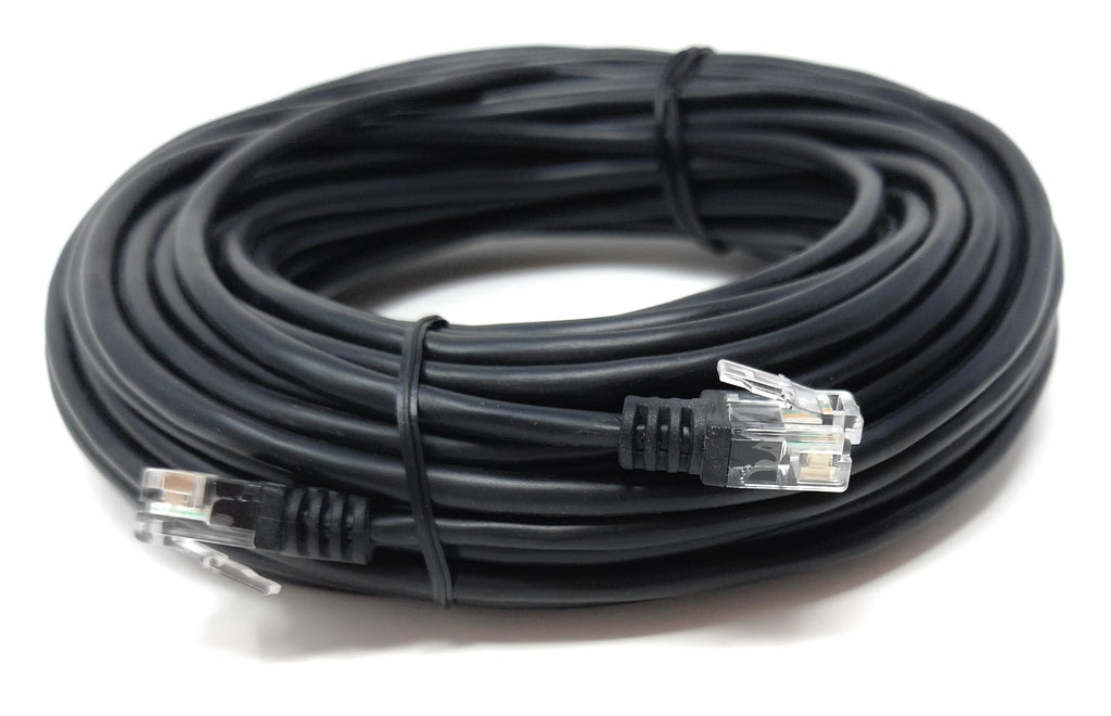 RJ11 to RJ11 ADSL 2 High Speed Broadband Modem Telephone Cable Transmits Data Up to 100 Mbits/sec, 26 AWG Supports Analogue or Digital (DSL/ISDN) Applications