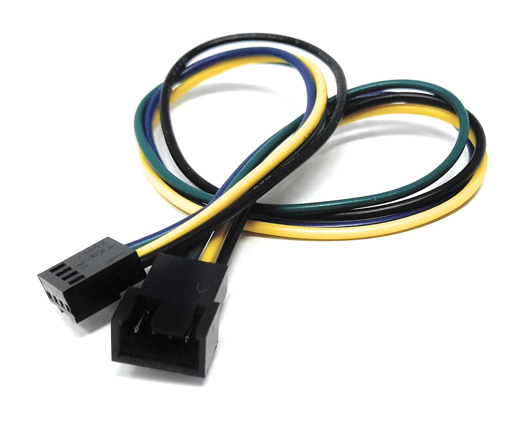 DRUT 30cm PWM Fan Extension Cable, 4-pin Male to Female for Computer Cooling Fans