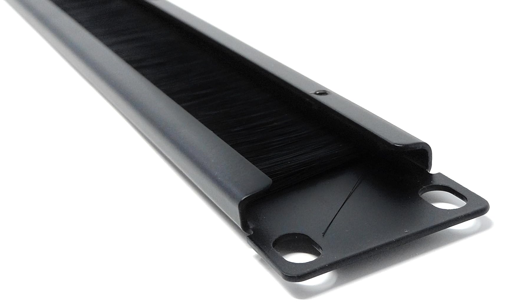 1U 19-inch Brush Plate Panel Cable Management for Data Cabinet Rack Mount, Tidy Cable Entry for Clean and Organized Environment