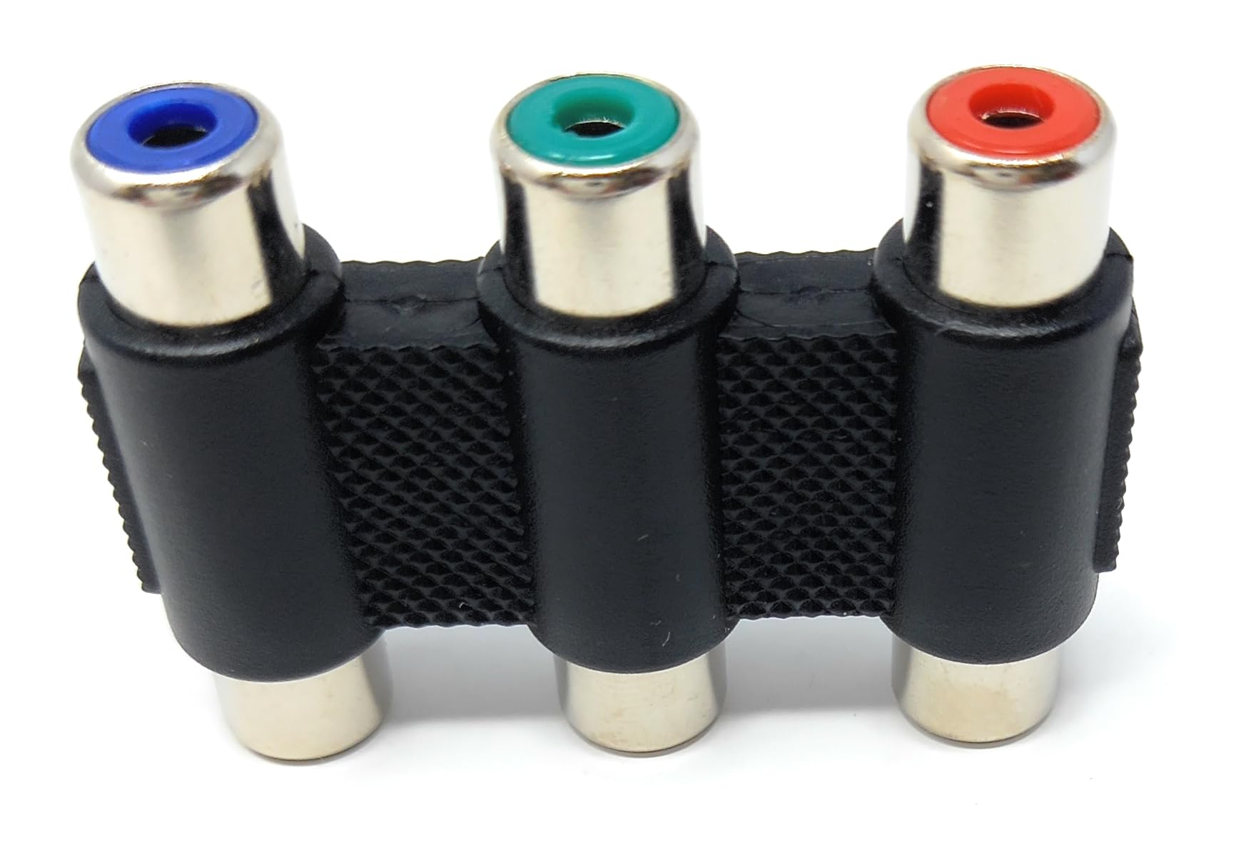 DRUT Triple RCA to RCA Phono Video Coupler Component RGB Red Green Blue Cable Adapter