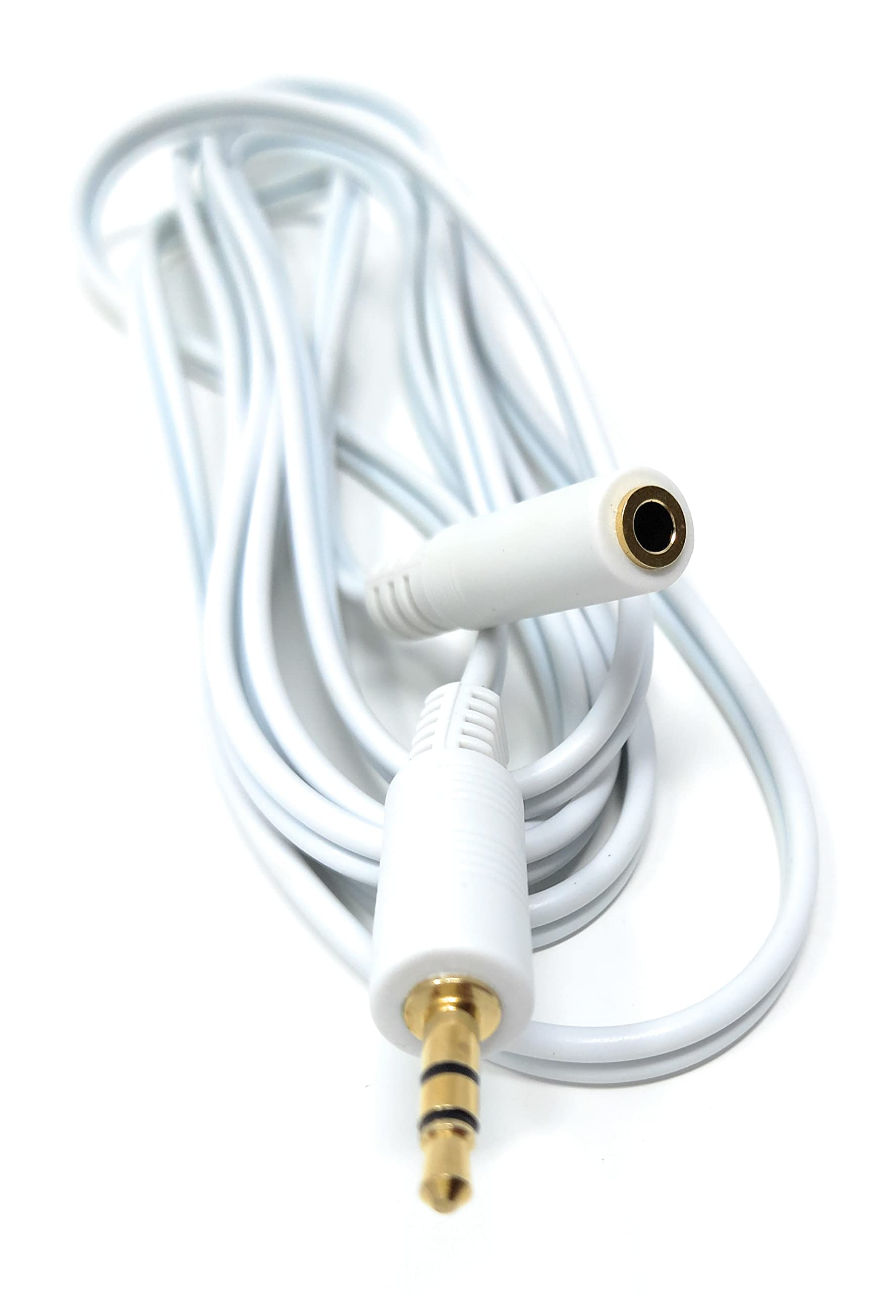 DRUT 3.5mm to 3.5mm Stereo Audio Extension Cable Lead Male to Female Gold Connectors