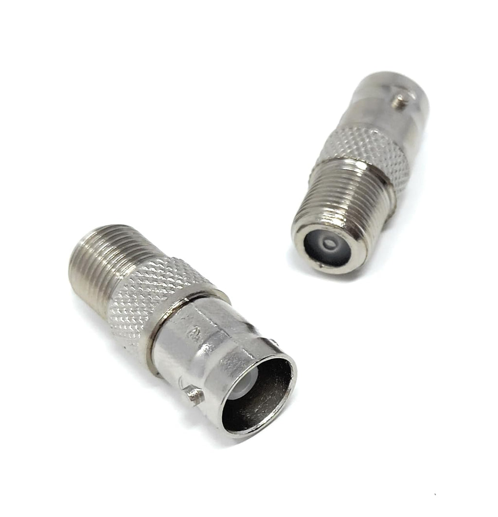 DRUT F Type Female Screw on to BNC Female Socket, TV Satellite Cable Adapter
