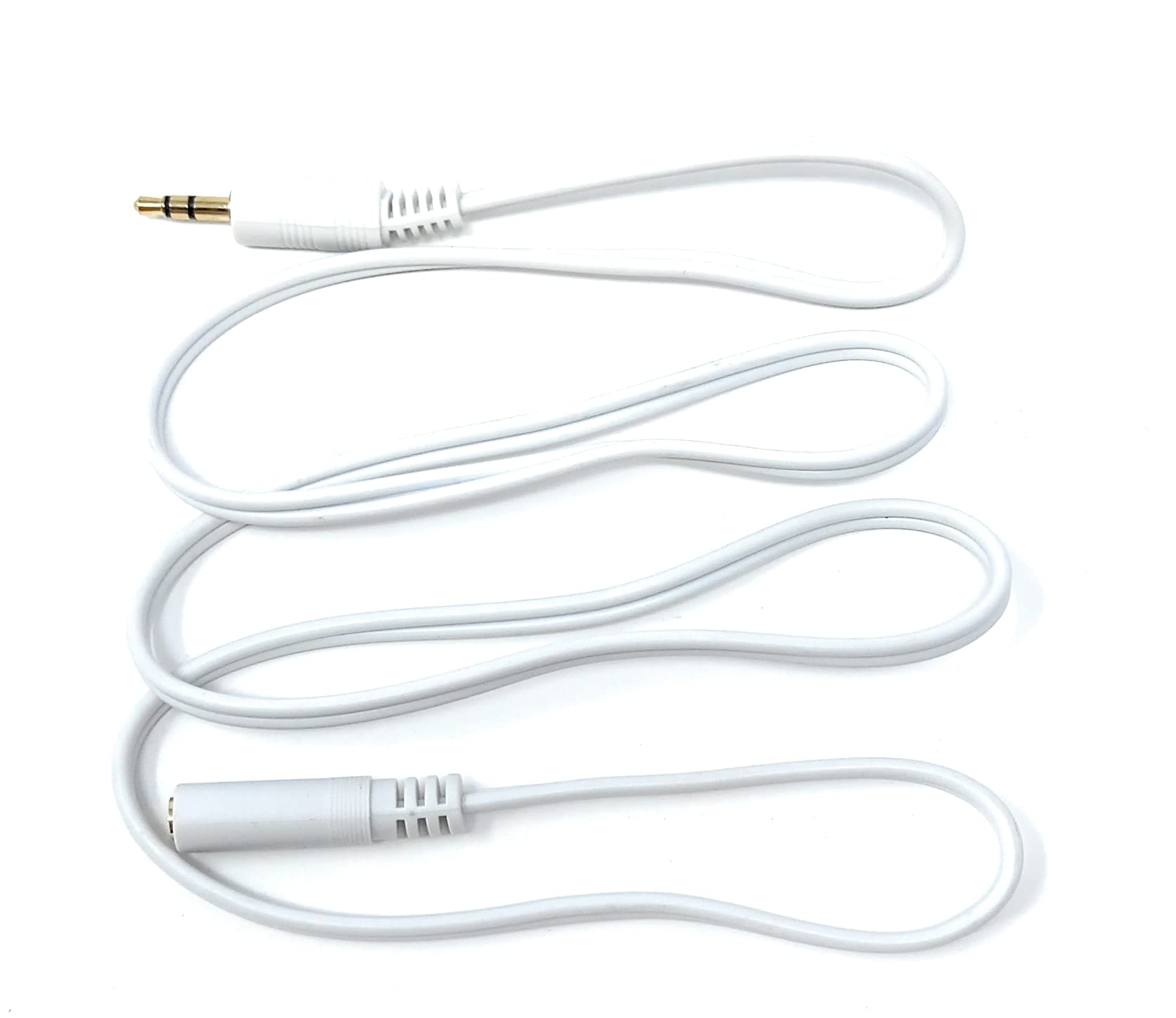 DRUT 3.5mm to 3.5mm Stereo Audio Extension Cable Lead Male to Female Gold Connectors