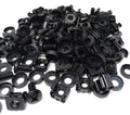 50pcs. M6 Rack Fixing Set, Captive Cage Nuts Bolts Screws & Washers for Data Cabinets, Music Instruments. AMP, Equalisers, CD Player etc.