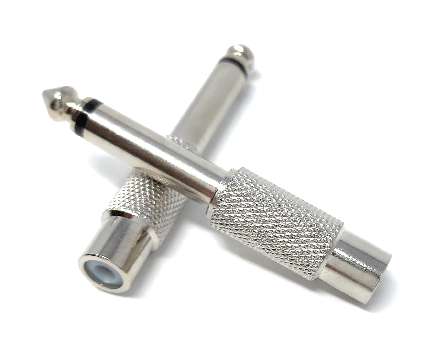 DRUT 6.35mm Mono Jack to RCA Phono Socket Cable Adapter