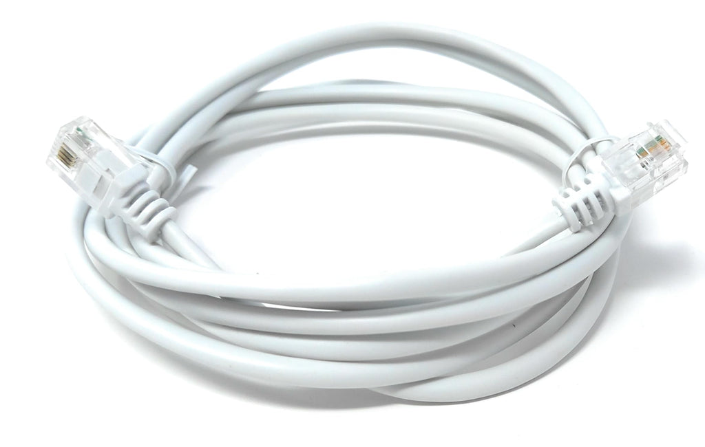 RJ11 to RJ11 ADSL 2 High Speed Broadband Modem Telephone Cable Transmits Data Up to 100 Mbits/sec, 26 AWG Supports Analogue or Digital (DSL/ISDN) Applications