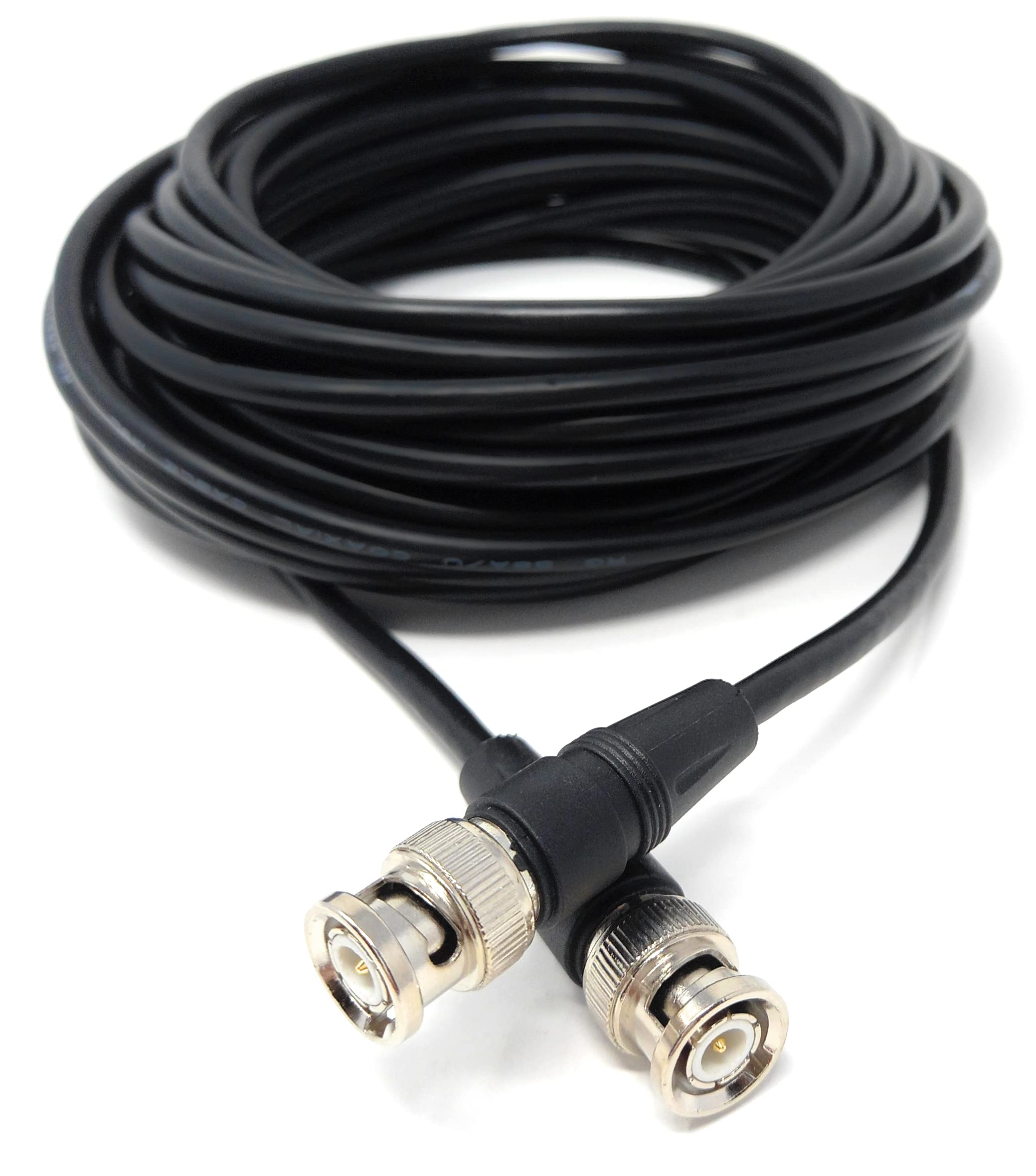 DRUT BNC Male to BNC Male Coax Lead 50 Ohm RG58/58U Coaxial Cable for Analogue and Serial Digital Interface Video Signals and CCTV Camera Equipment