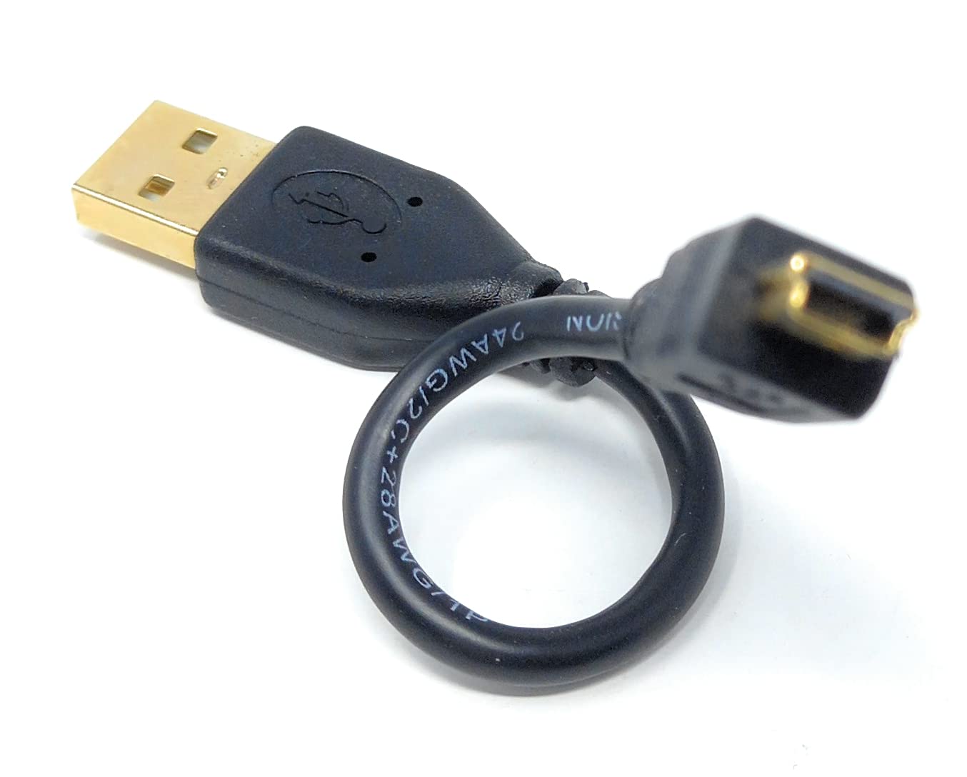 Mini USB to USB 24AWG 2.0 Hi-Speed 2.0 A-Male to Mini-B 5pin Cable Power & Data Lead