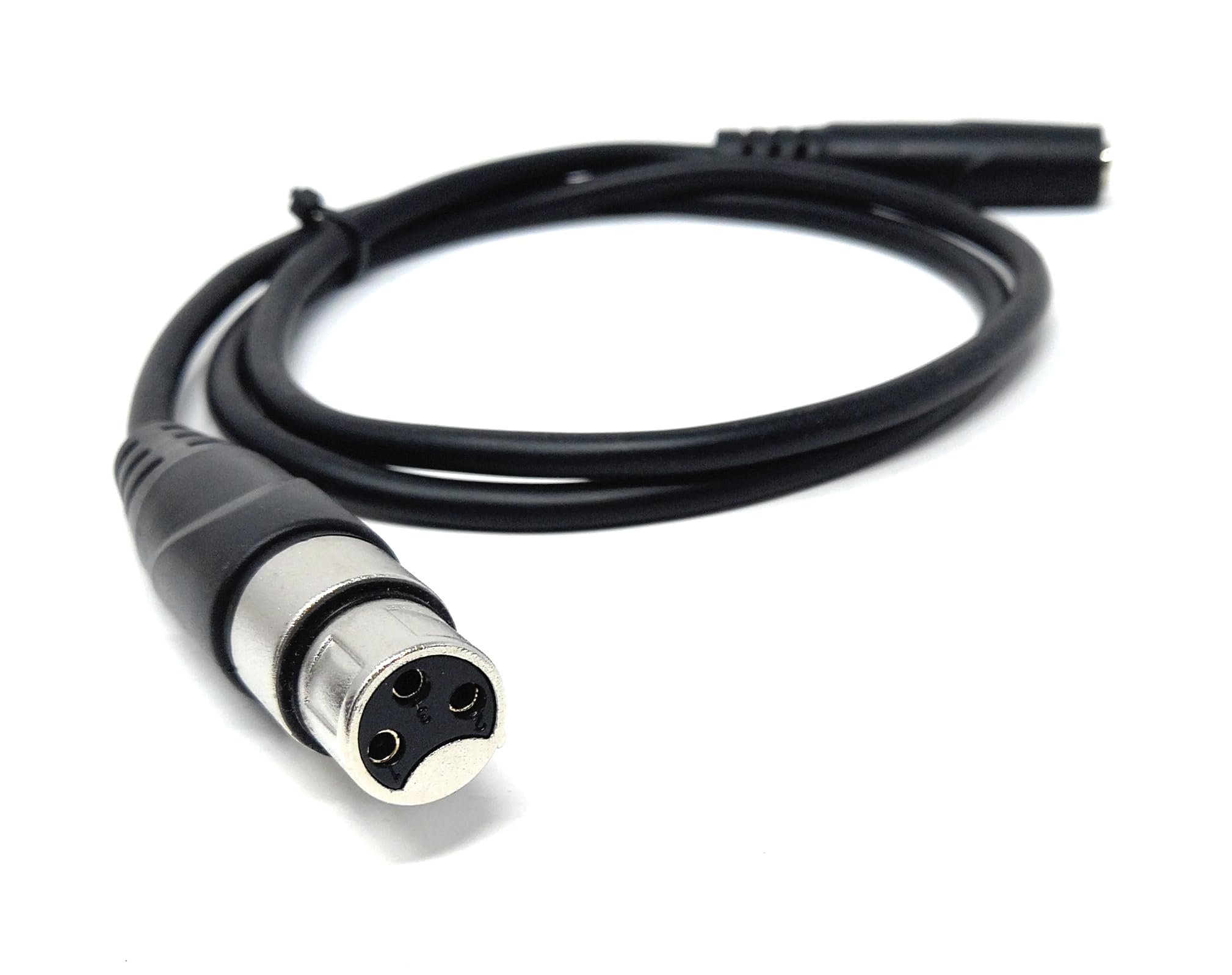 6.35mm (1/4") Stereo Jack Socket to 3-Pin XLR Female Adapter Cable – Audio Converter for Mixers, Controllers, DJ & Pro Sound Equipment