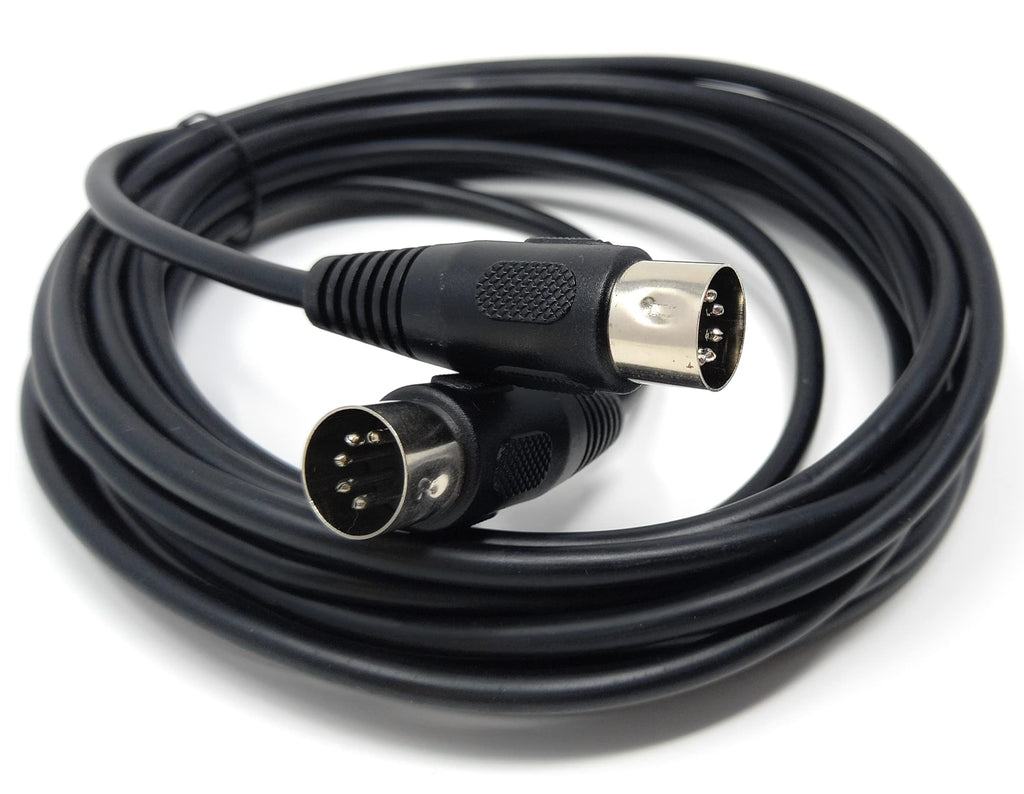 DRUT 5 Pin MIDI Male to Male DIN Plug Audio Cable for Music Instruments