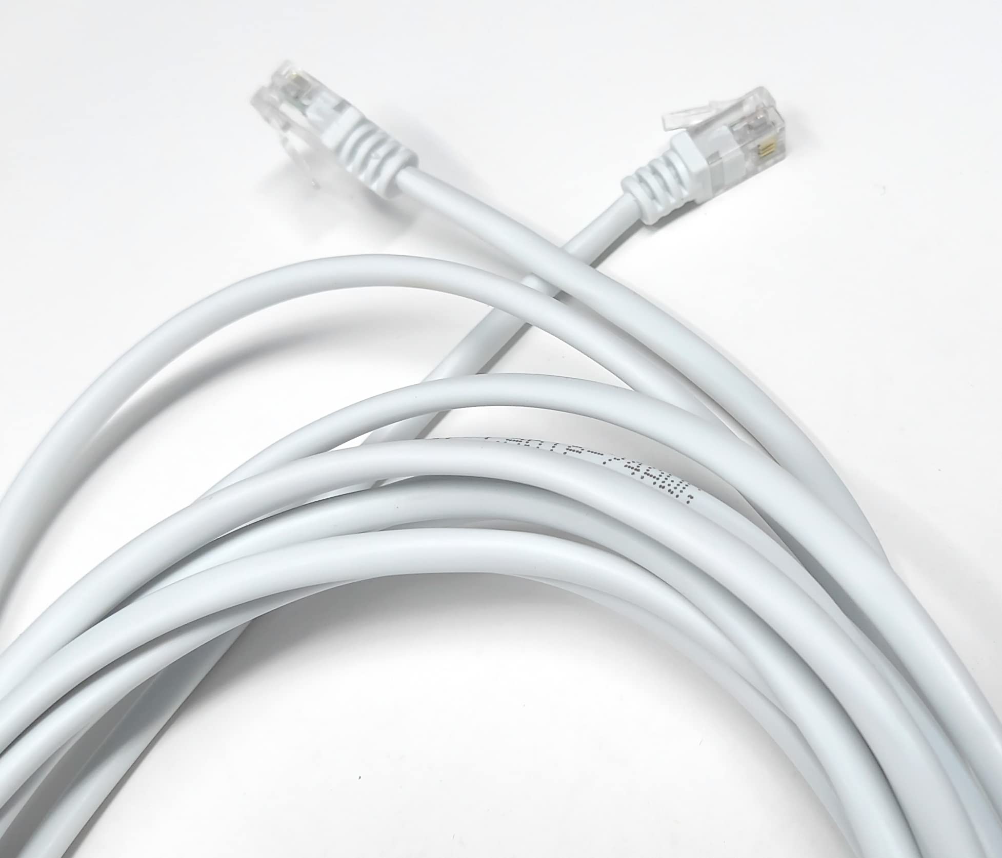 RJ11 to RJ11 ADSL 2 High Speed Broadband Modem Telephone Cable Transmits Data Up to 100 Mbits/sec, 26 AWG Supports Analogue or Digital (DSL/ISDN) Applications