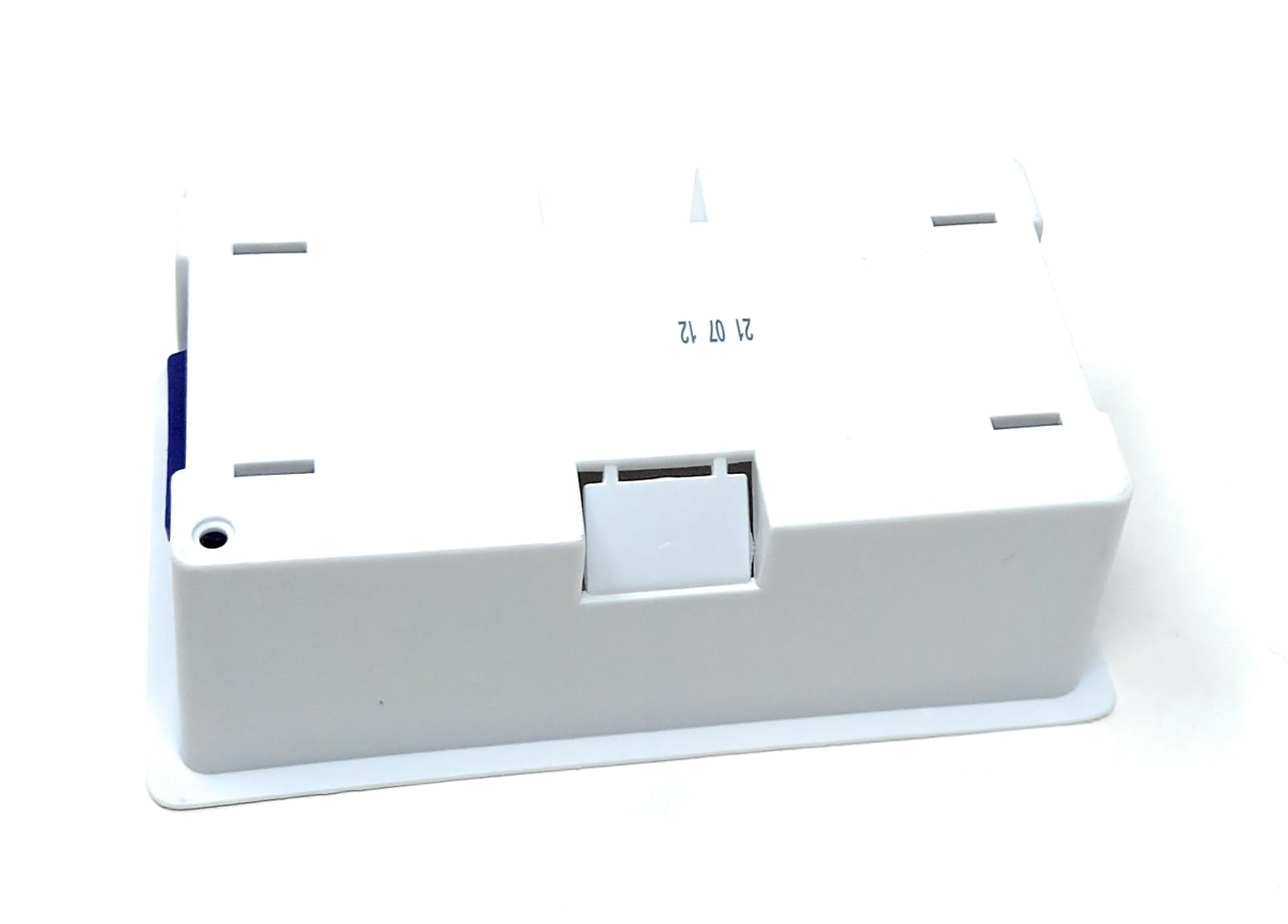 Double 2 Gang Dry Lining Back Plasterboard Box 47mm, Pattress Box with Adjustable Lugs, for Faceplate