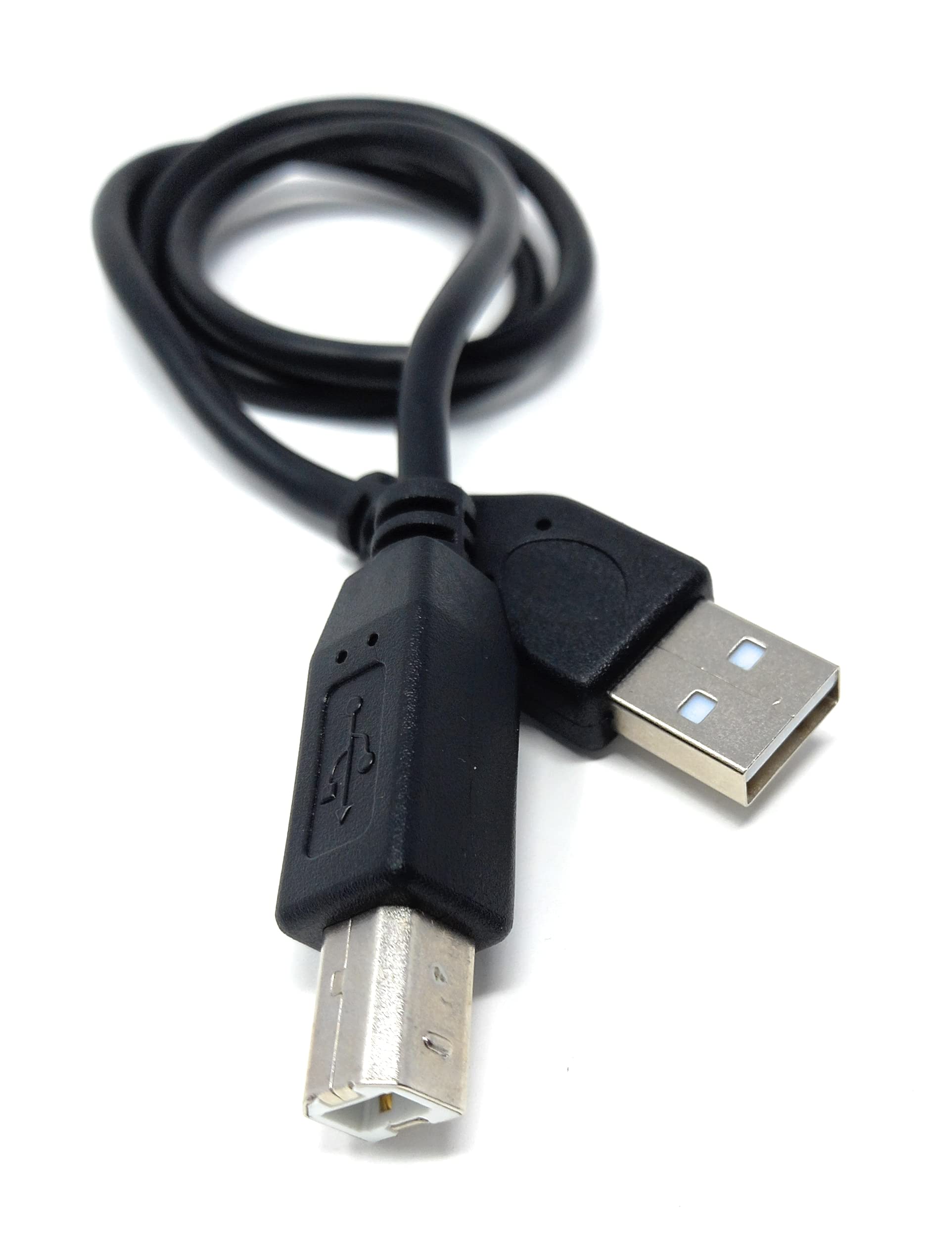 DRUT USB A to B 2.0 24AWG High Speed Cable Lead for Printer, Scanner, Music Instrument