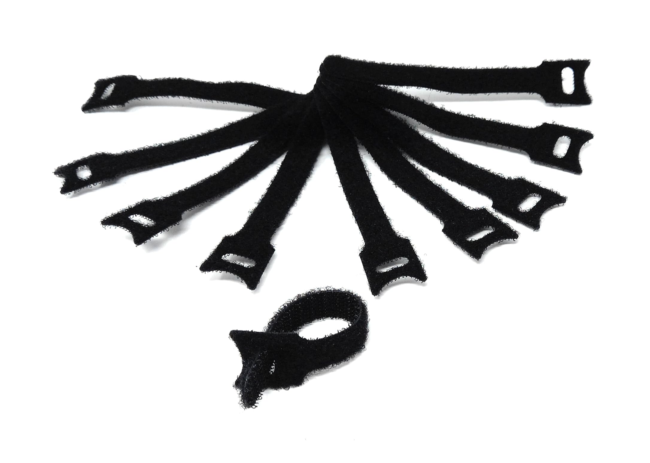 Hook & Loop Reusable Cable Ties 135mm x 12mm – 10 Pack – Adjustable Cord Organizer Straps for Wires, Cables, Home, Office & Electronics – Durable & Reusable Fastening Ties