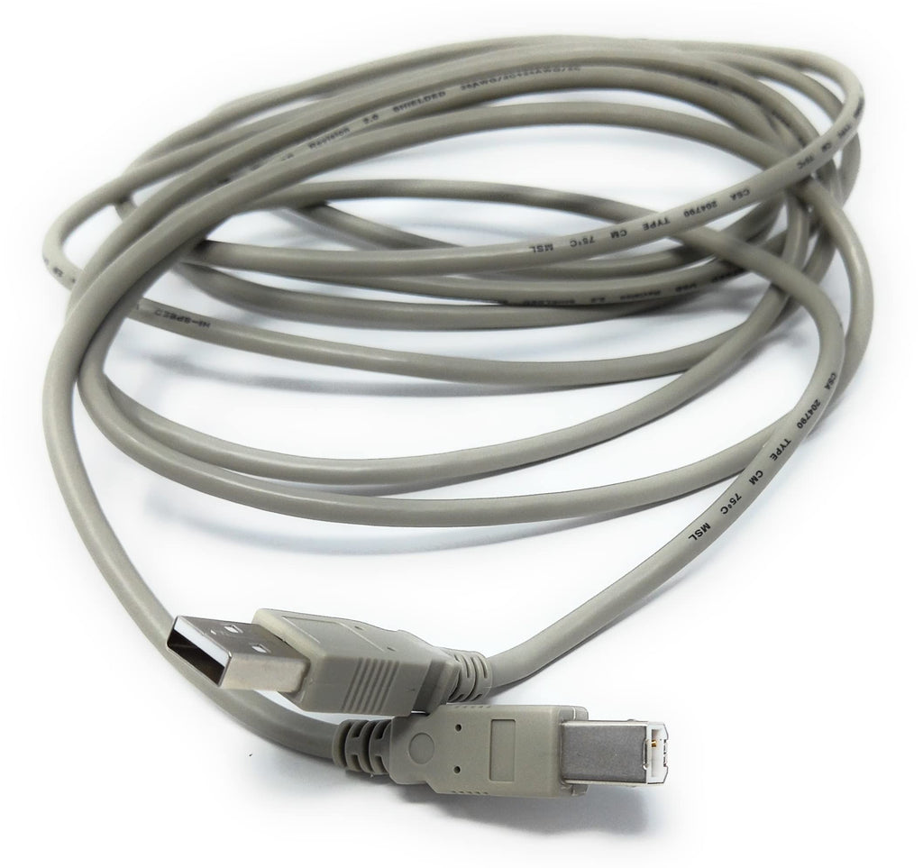 DRUT USB A to B 2.0 24AWG High Speed Cable Lead for Printer, Scanner, Music Instrument