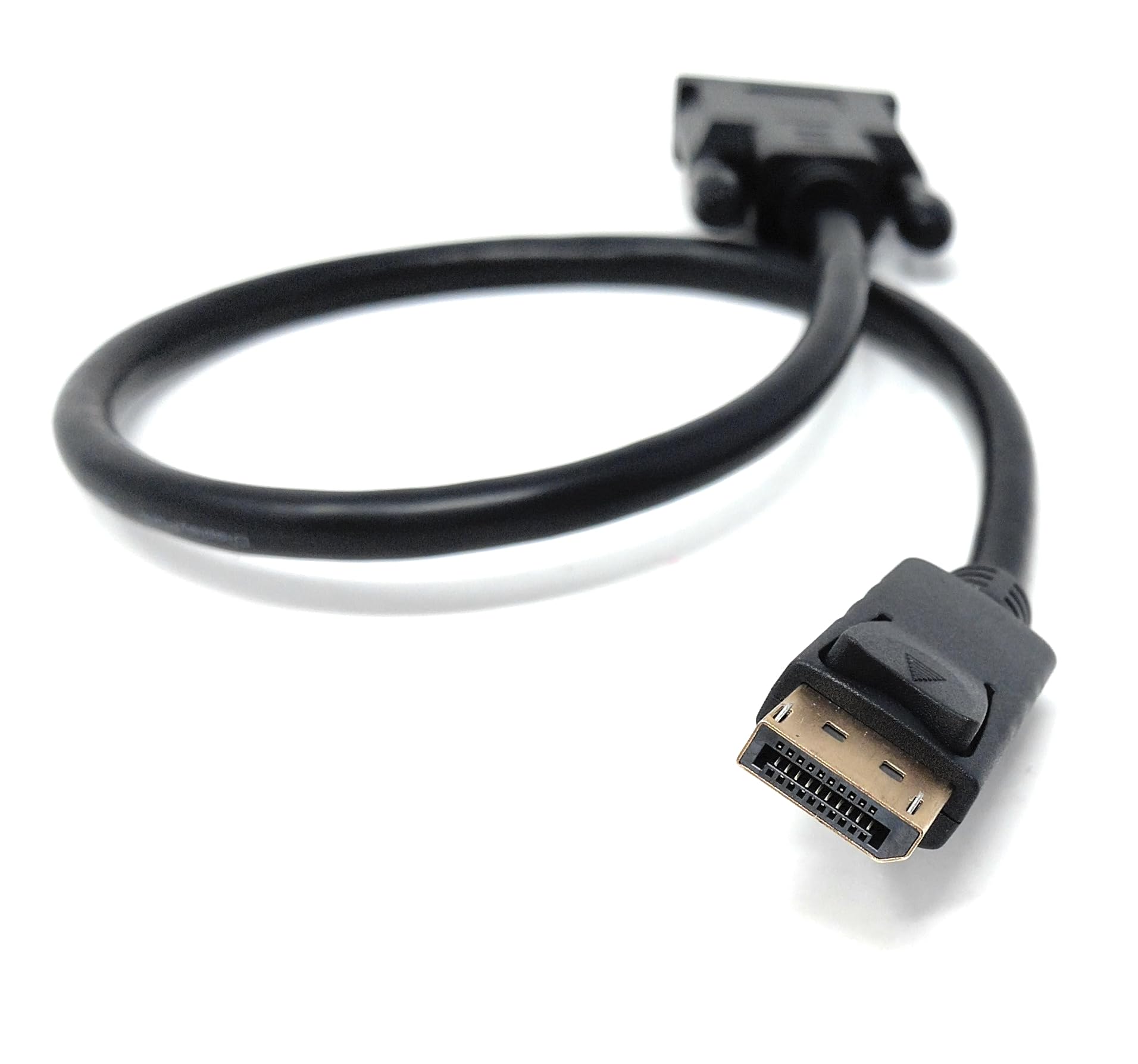 DRUT 0.5m DisplayPort Male to DVI Male Cable – DP to DVI Monitor Adapter Lead for PC, Laptop, Graphics Card to Display, Projector, HDTV