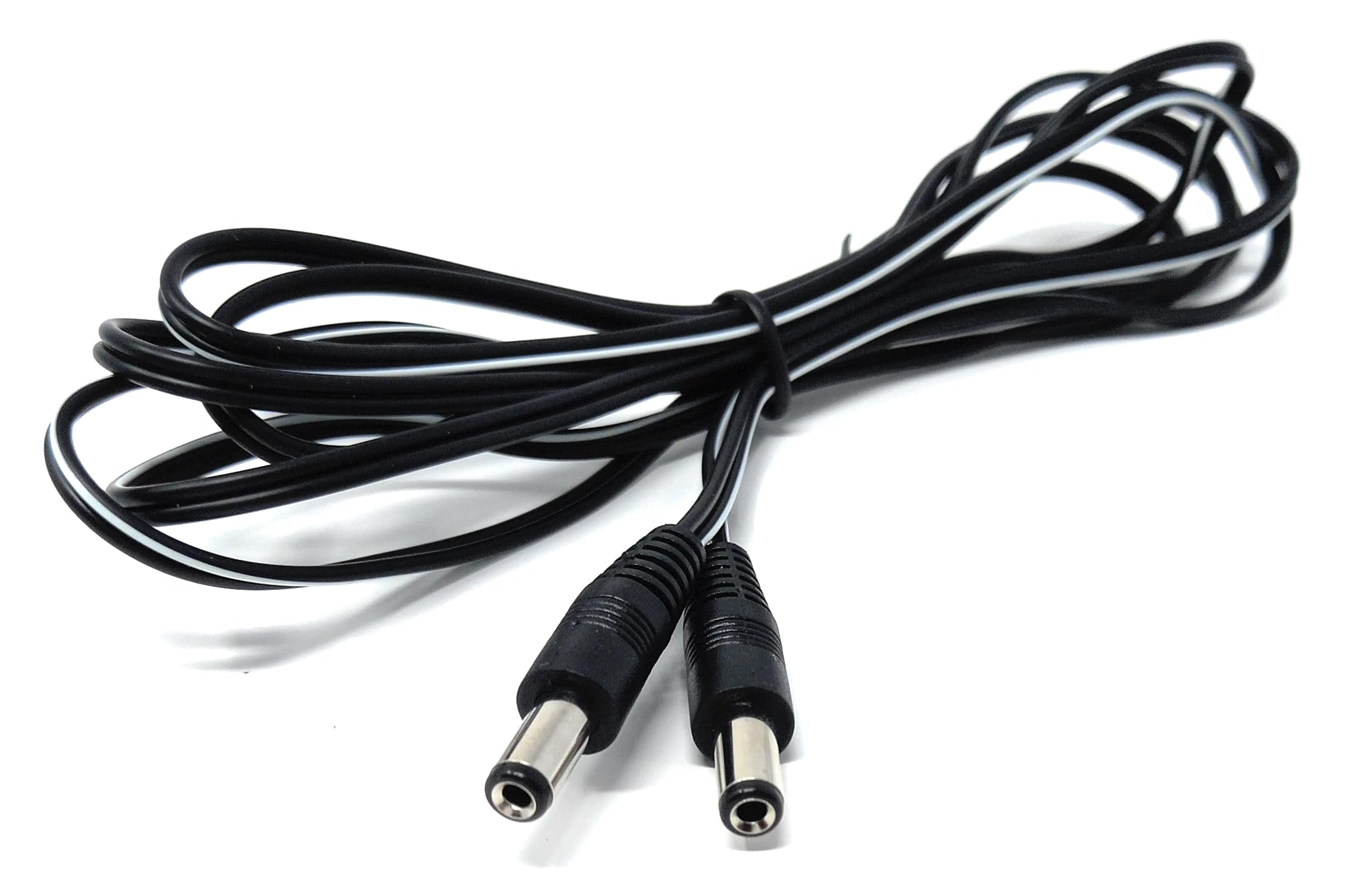 2.1mm x 5.5mm Male to Male DC Connector Lead Power Cable for CCTV Cameras, LED Signs, Solar Powered Devices, Music Instruments
