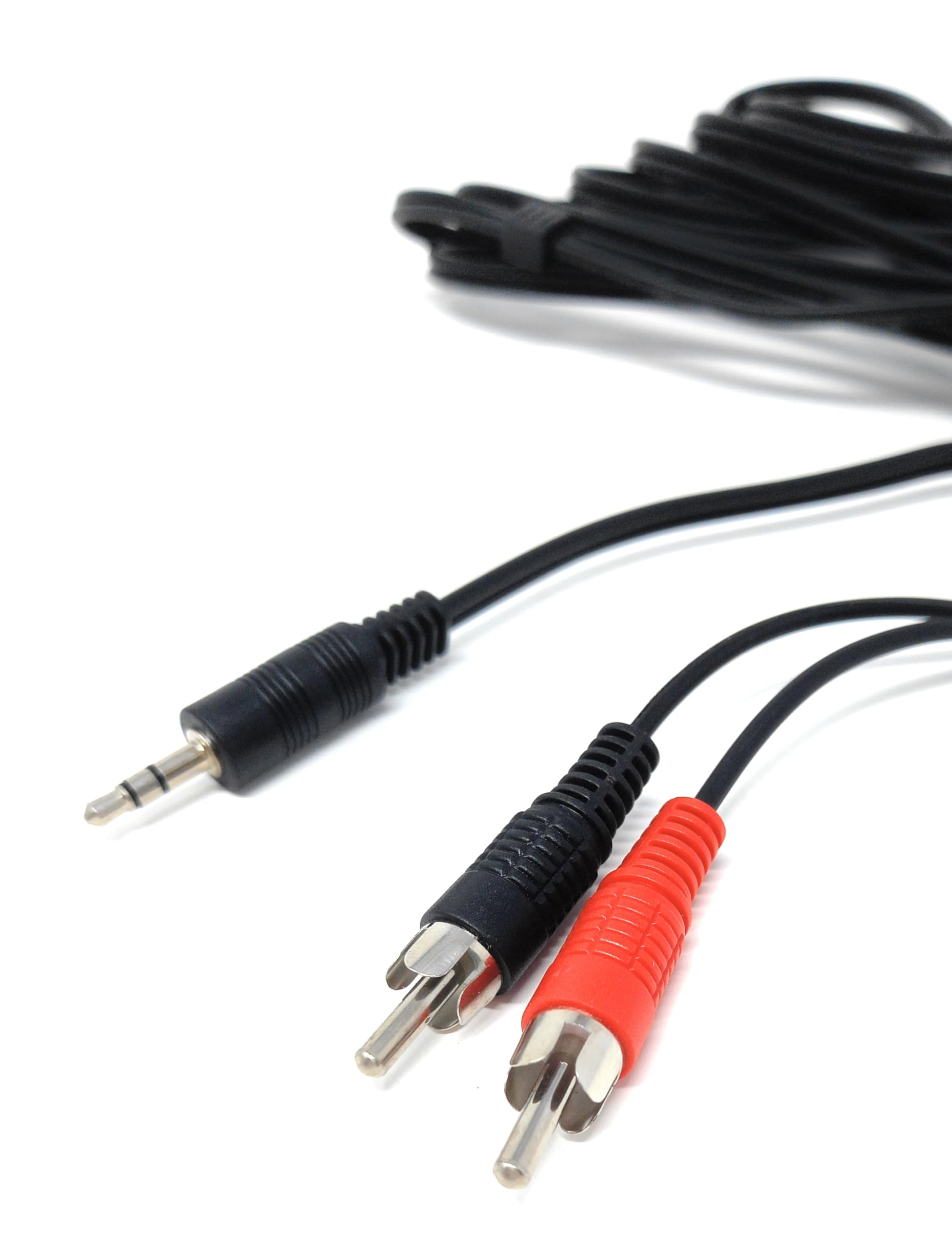 DRUT 3.5mm to Twin RCA Stereo Aux Phono Audio Cable Mini Jack Lead Cord Y Splitter Headphone Cord RCA Y Splitter Adapter