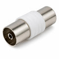 DRUT TV Aerial RF Lead Coupler Female to Female Socket Coaxial Connector, Coaxial Cable Adapter, Gender Changer