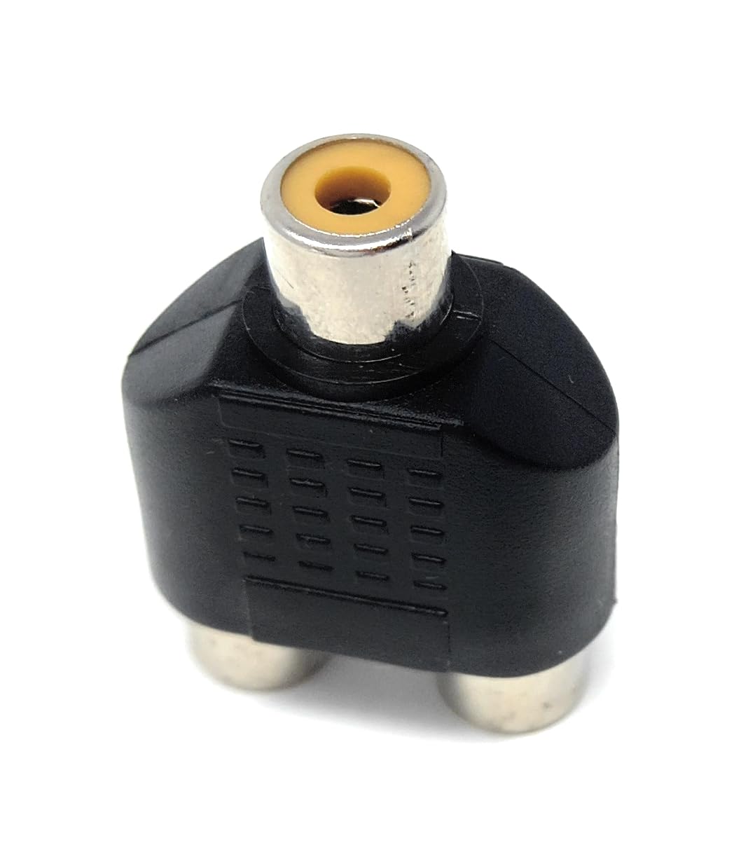 DRUT RCA Y Splitter Adapter, 1 RCA Female to 2 RCA Female Audio/Video Connectors
