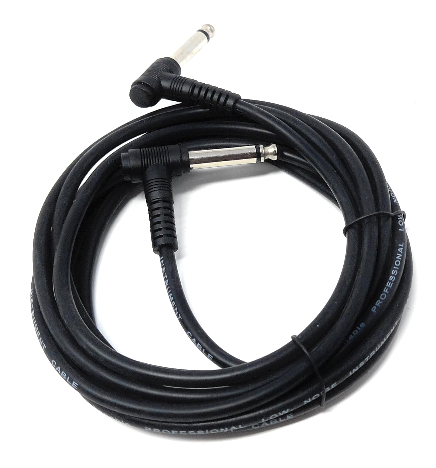 DRUT 6.35mm to 6.35mm Right Angle 90 Degree Jack Audio Mono Guitar Speaker Music Instrument Cable Lead