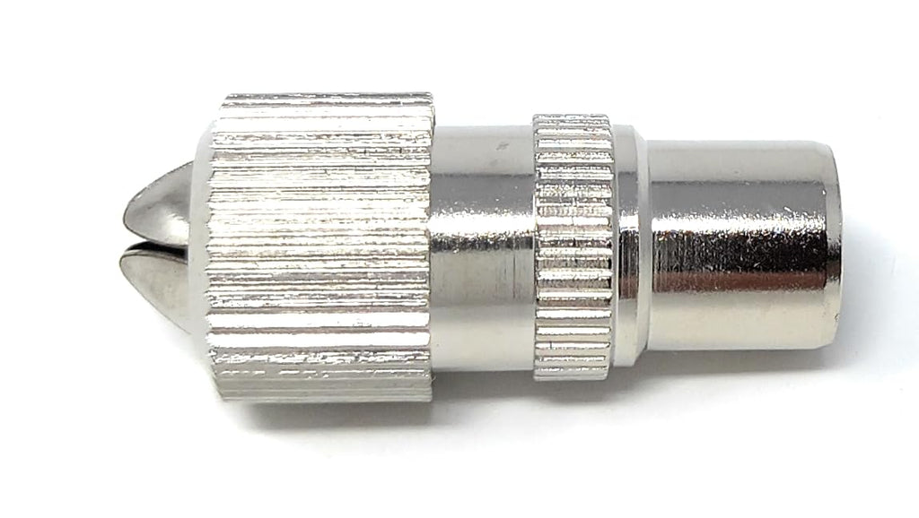 DRUT TV RF Male Plug Connector Adapter for Aerial Coaxial Coax Cable (Toolless Push In End)