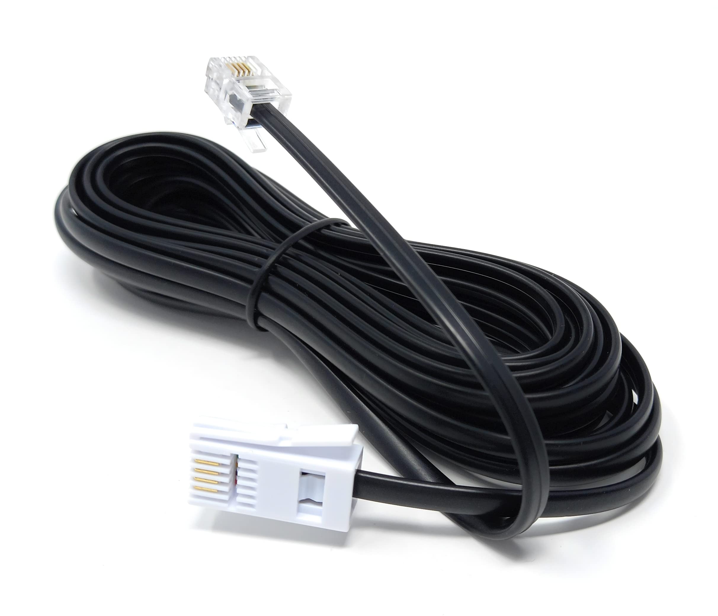 DRUT BT to RJ11 4 Wire (431A) Male to Male UK Telephone Modem Lead Cable