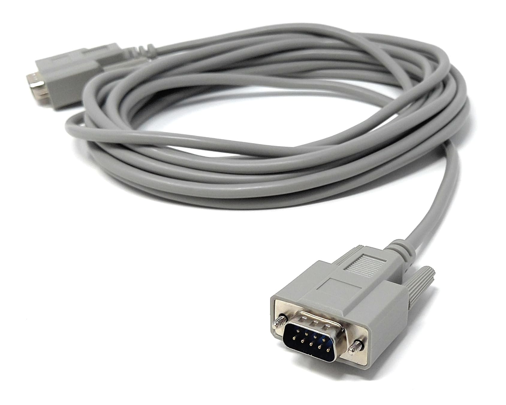 DRUT Serial 9-Pin Male to Male Cable (DB9 to DB9) – RS-232 Lead for Computer, Monitor, EGA & Serial Connectivity (VGA 9pin)