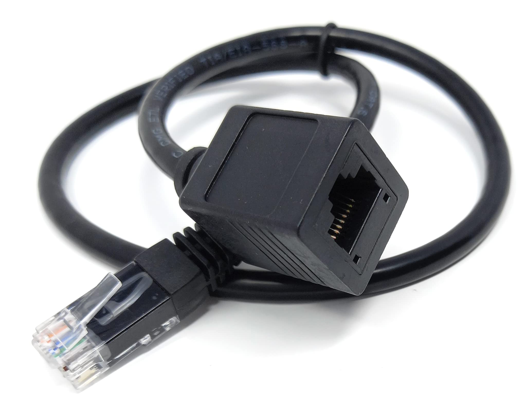 DRUT Cat6 Ethernet Extension Cable - RJ45 Male to Female Extender, Supports Cat8/Cat7/Cat6/Cat5e/Cat5 Standards, Gigabit LAN Network Patch Cord for PC, Switch, Router, Game Console