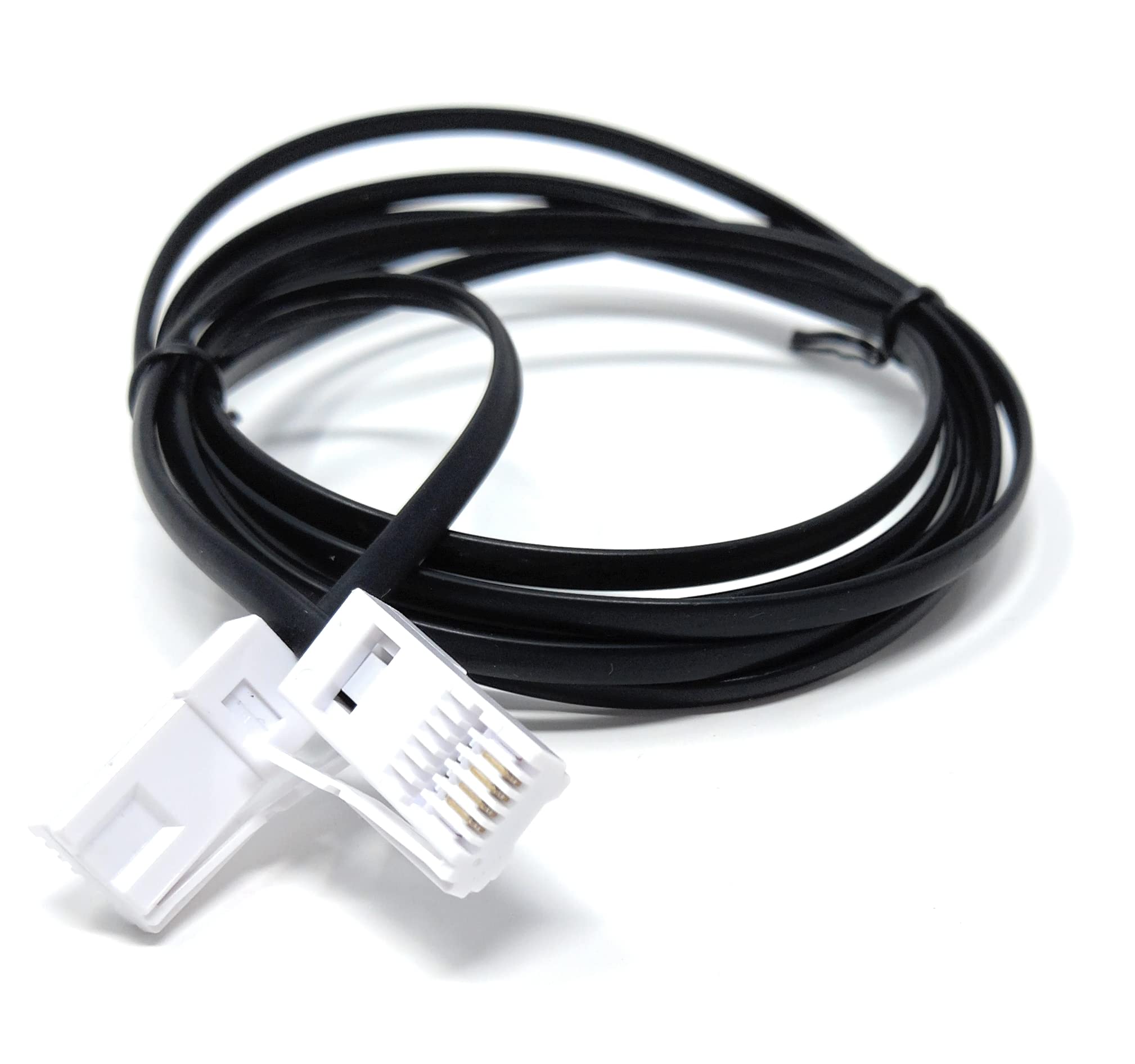 DRUT BT to BT 4 Wire 431A Male to Male Plug Telephone Flat Cable Lead