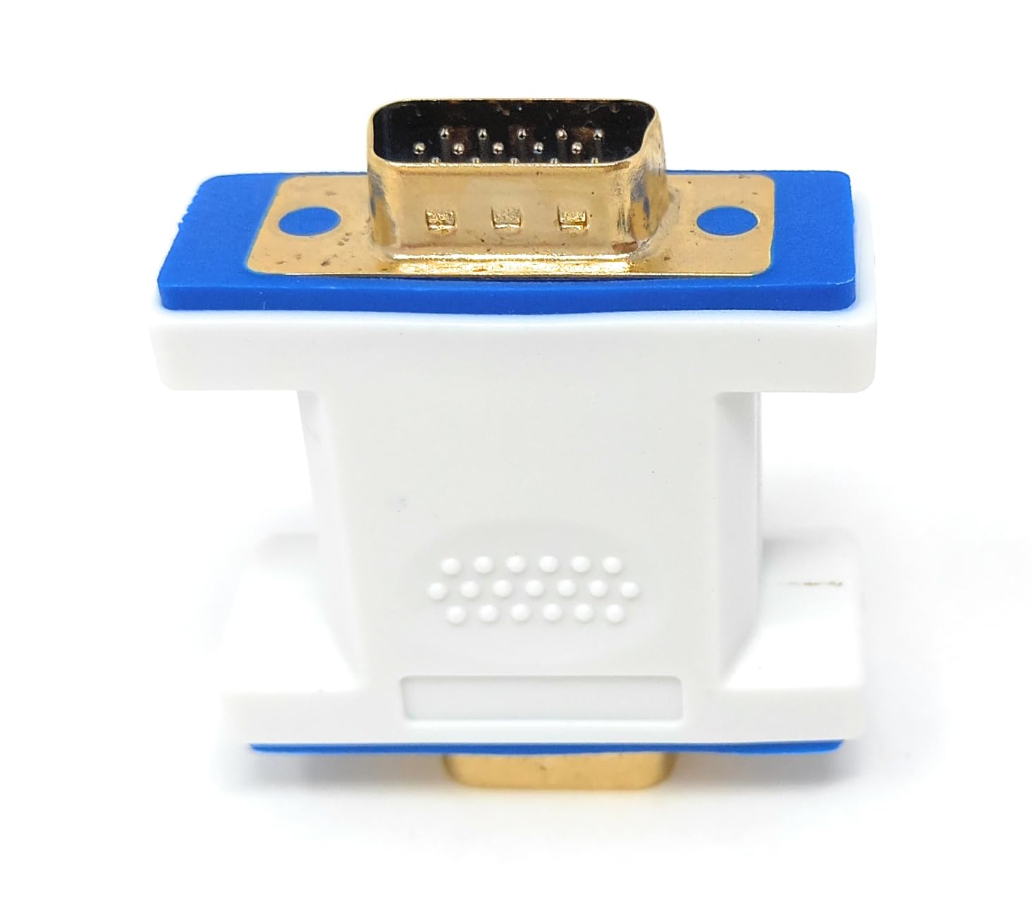 DRUT VGA 15-Pin Male to Male Adapter – SVGA Gender Changer for Monitor, Projector, Graphics Card – Convert Female to Male, Join or Extend VGA Cables