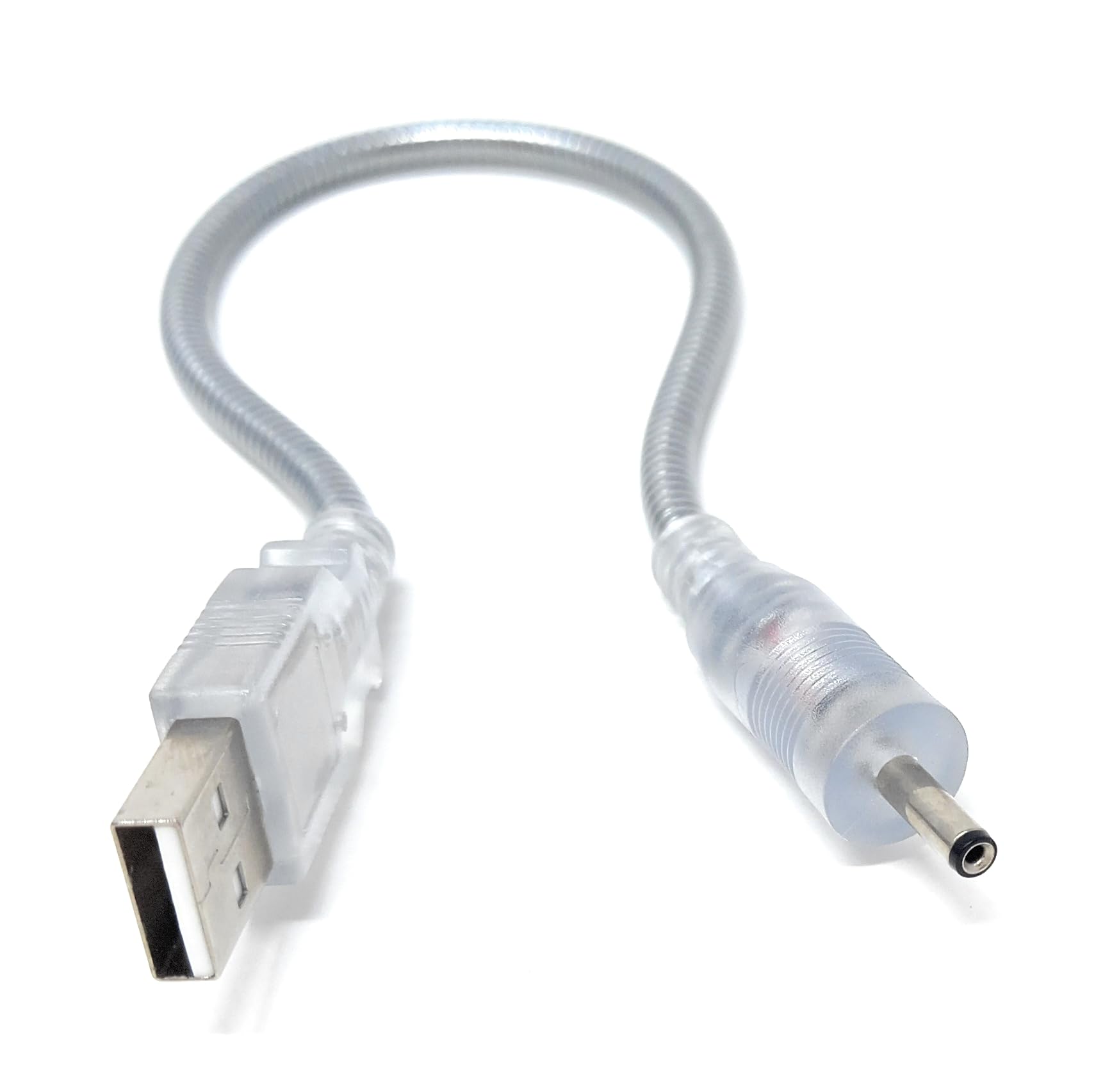 DRUT 30cm USB-A to 3.5mm x 1.35mm Barrel Jack Male DC Power Charger Adapter Cable (Metal Shelding) 1ft