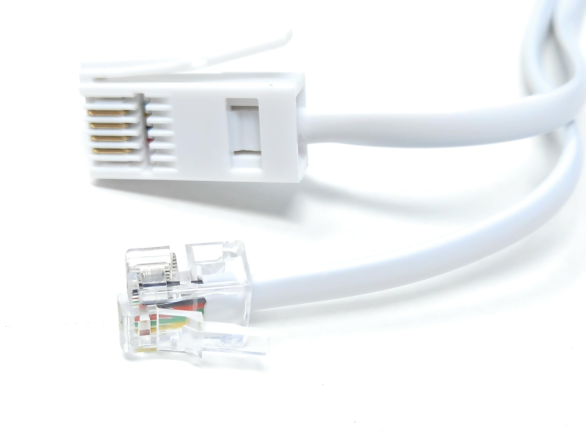DRUT BT to RJ11 4 Wire (431A) Male to Male UK Telephone Modem Lead Cable