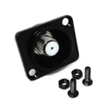 DRUT F-Type Female to Female D-Series Panel Mount Coaxial Adapter – Snap-In Coax Cable Extender Coupler for Wall Plates