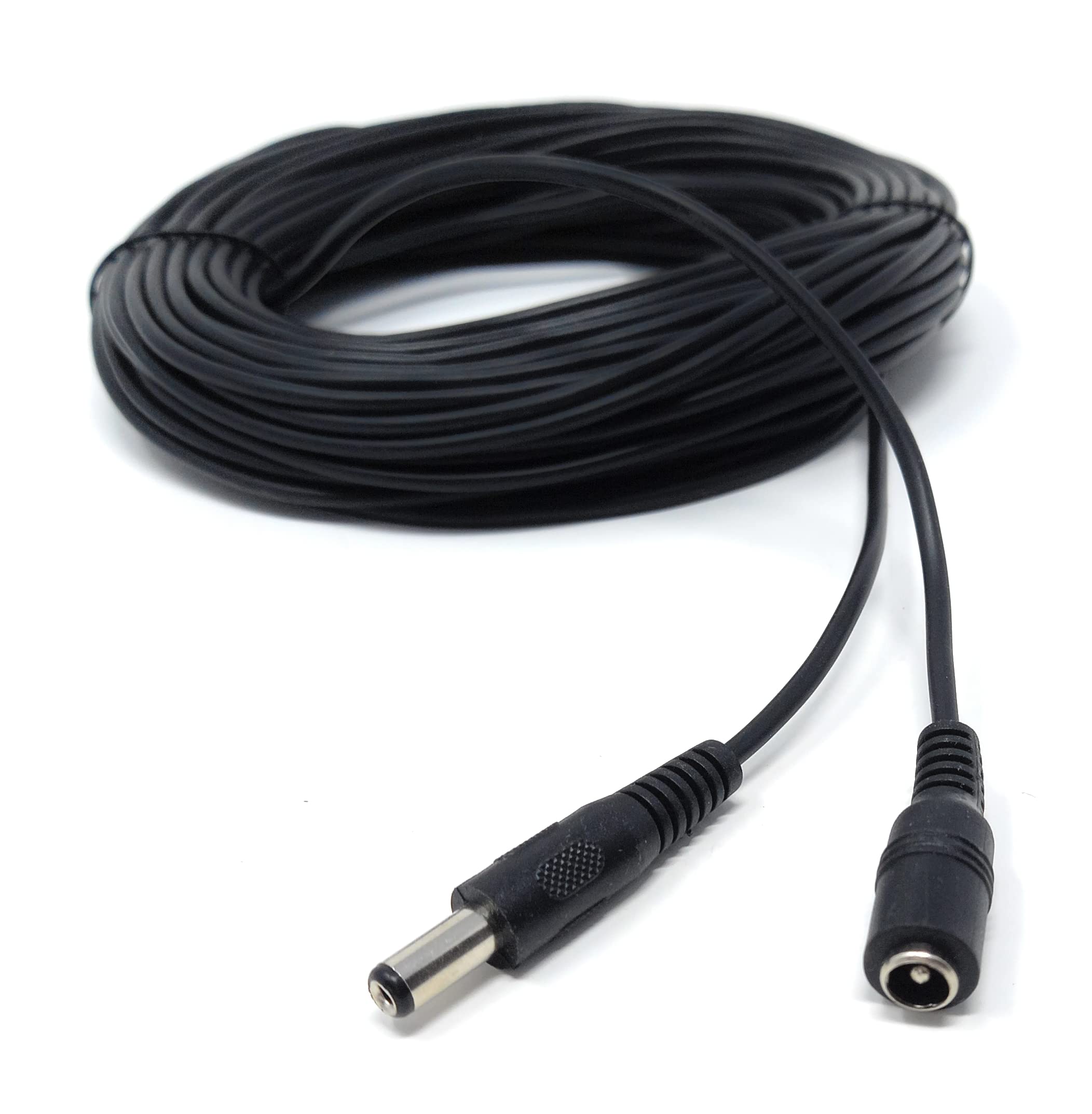 5.5mm x 2.1mm DC Power Plug to Socket, Male to Female CCTV, LED, Modem Router, Music Instruments Extension Lead Cable