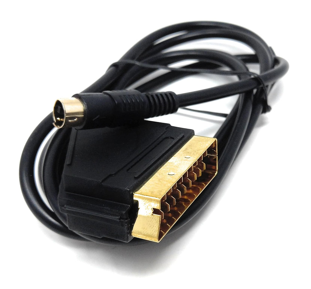 DRUT 1.5m SCART to S-Video Cable 4 Pin DIN Male SVHS S-VHS Lead 5ft