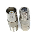 DRUT F Type Female Screw on to BNC Female Socket, TV Satellite Cable Adapter