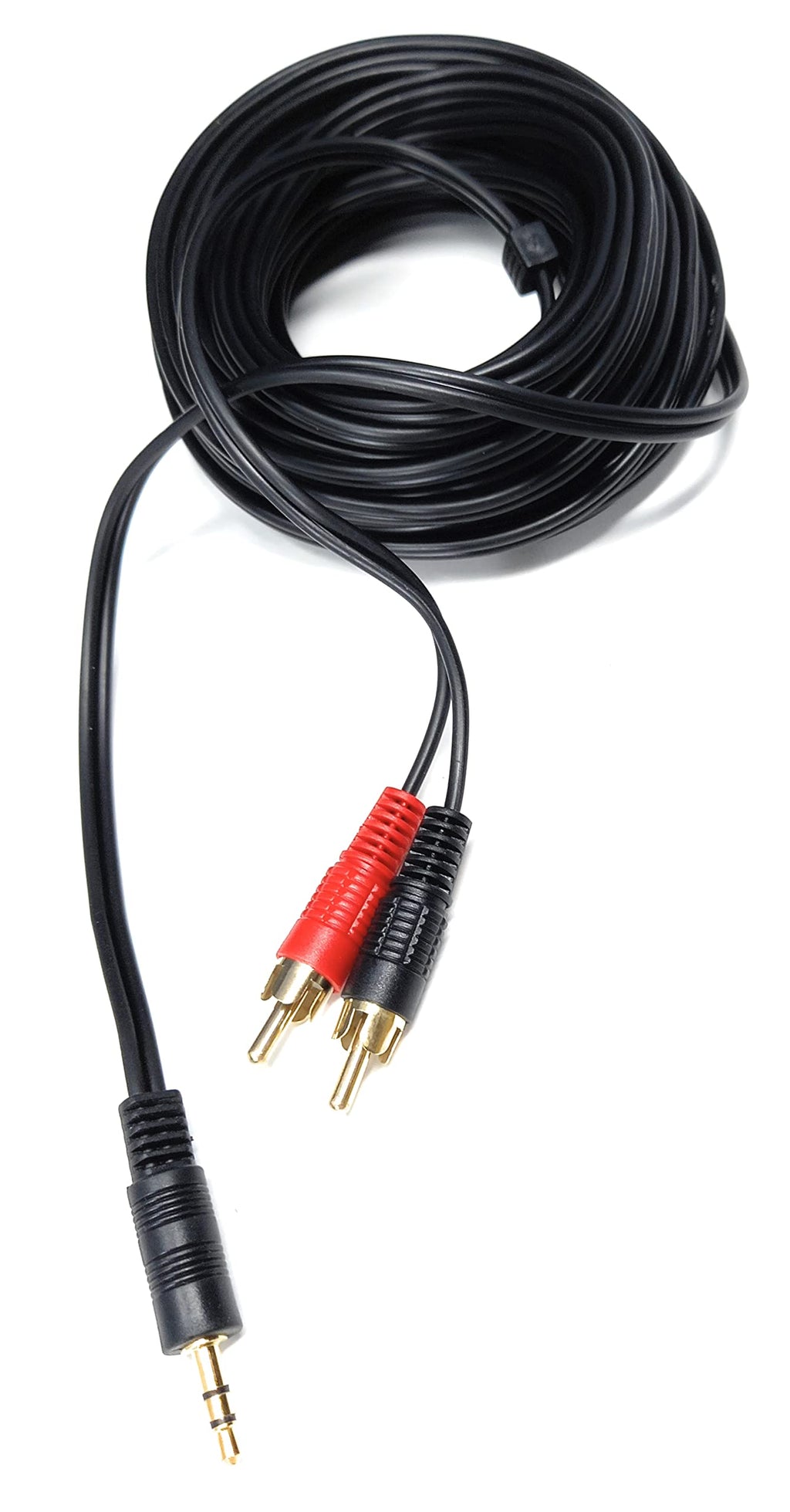 DRUT 3.5mm to Twin RCA Stereo Aux Phono Audio Cable Mini Jack Lead Cord Y Splitter Headphone Cord RCA Y Splitter Adapter