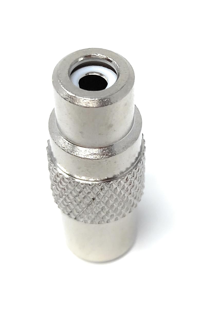 DRUT TV Aerial Coax Plug to RCA Phono Socket Cable Adapter Converter