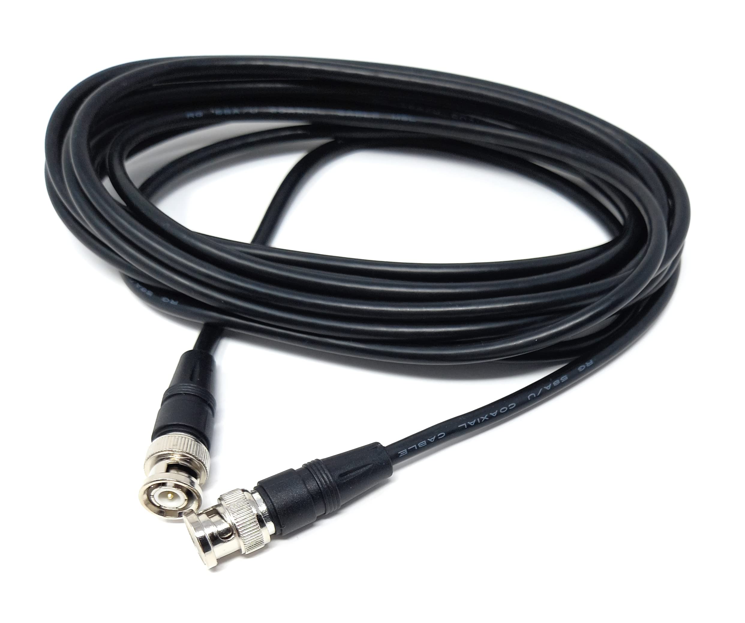 DRUT BNC to BNC Cable Lead, Coaxial RG59/RG59U 75ohm for CCTV Video Camera, Male to Male Plugs
