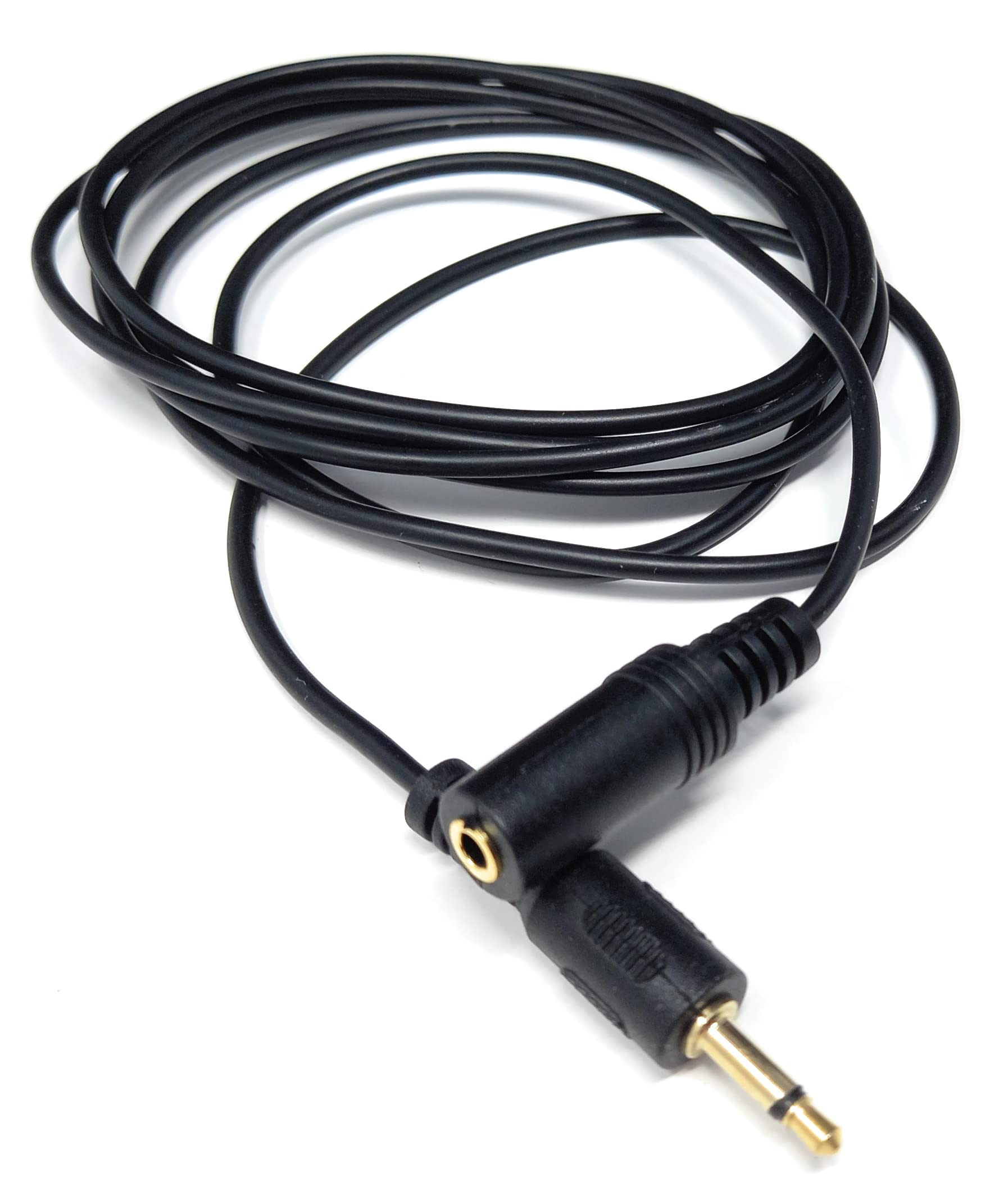 3.5mm Mono Jack to 3.5mm Socket Extension Cable Gold Connectors, Male Plug to Female Socket