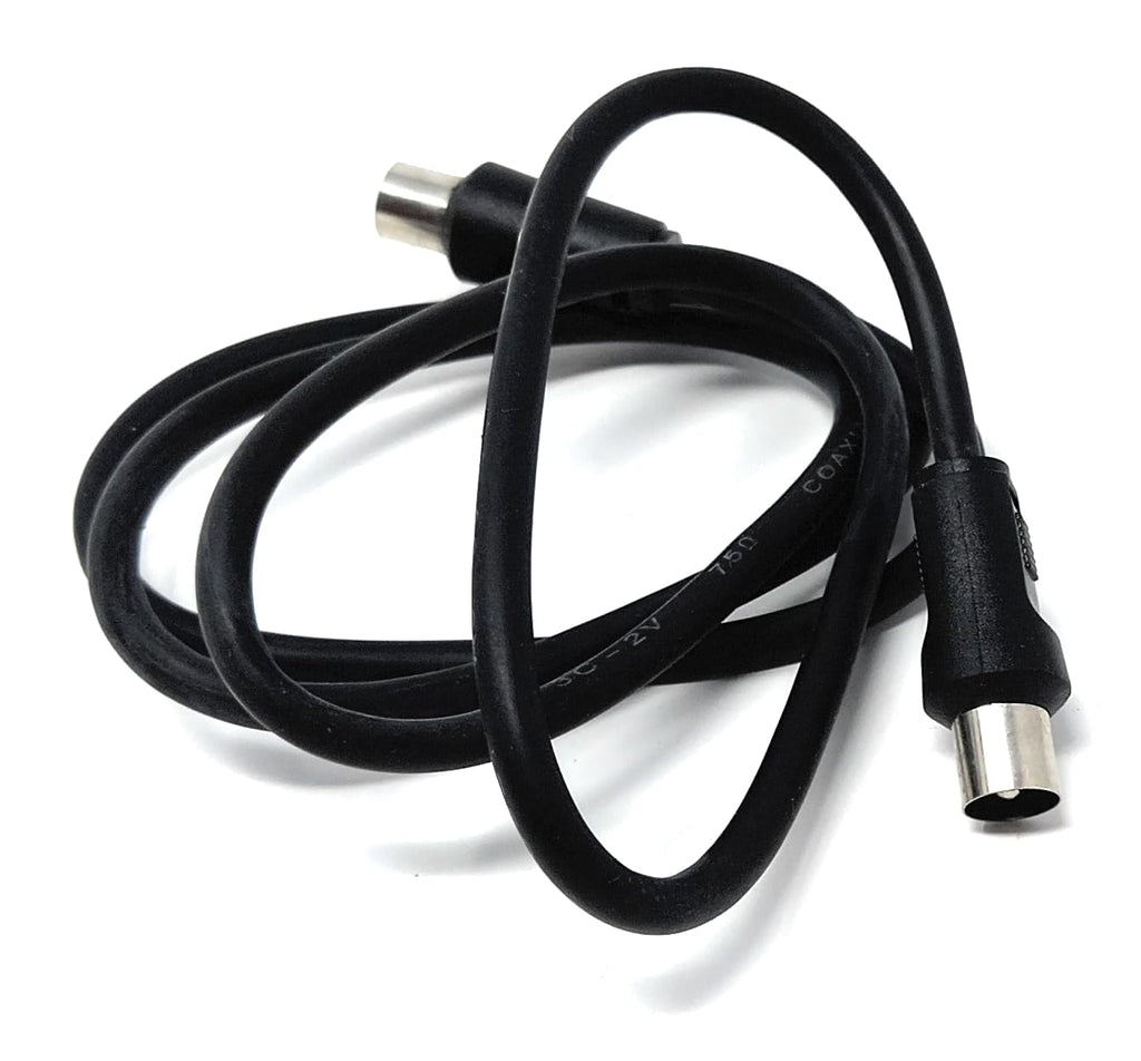DRUT TV Male to Male Plug Coaxial Cable RG6 Aerial Digital Antenna RF Fly Lead Cable