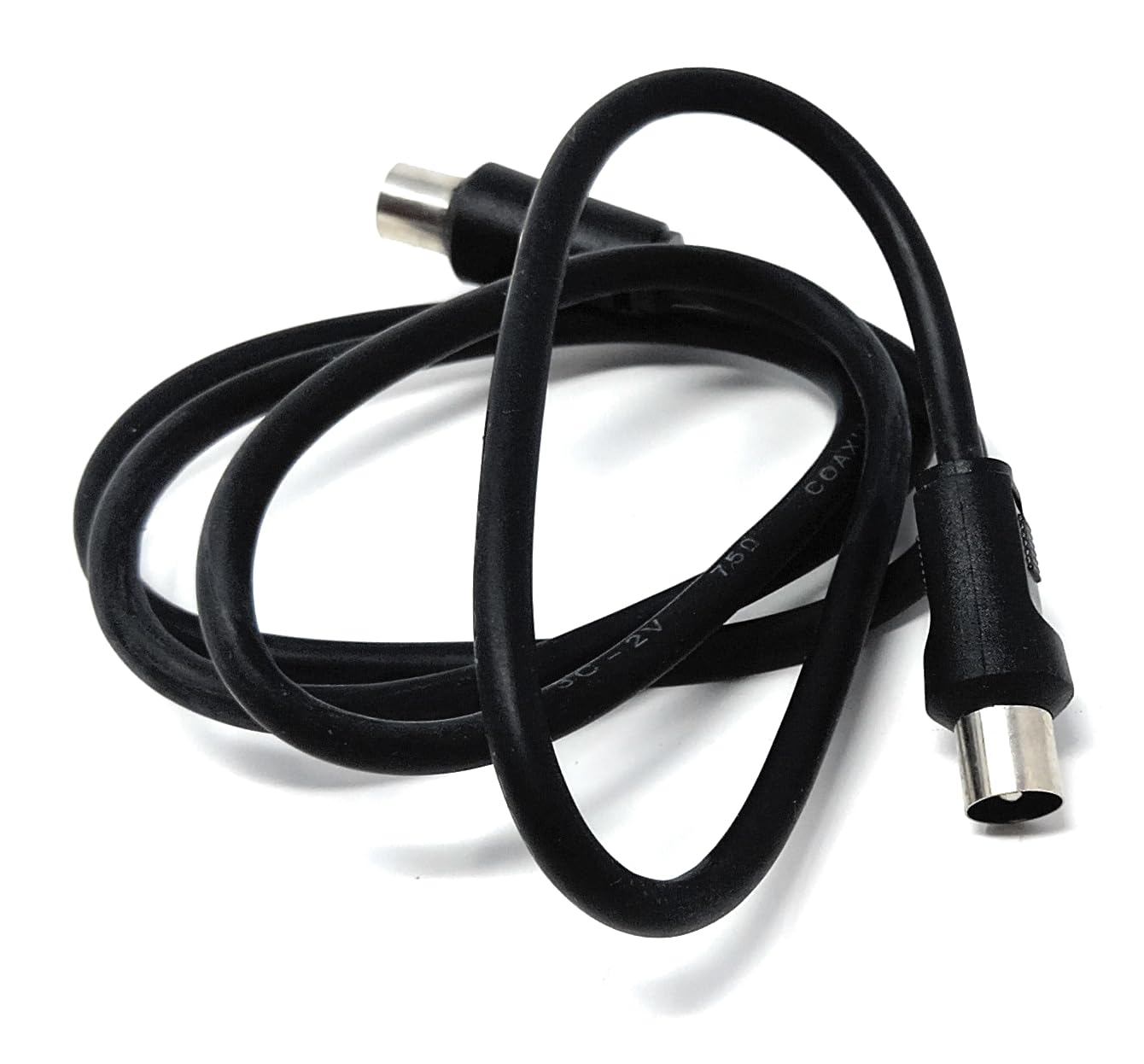 DRUT TV Male to Male Plug Coaxial Cable RG6 Aerial Digital Antenna RF Fly Lead Cable