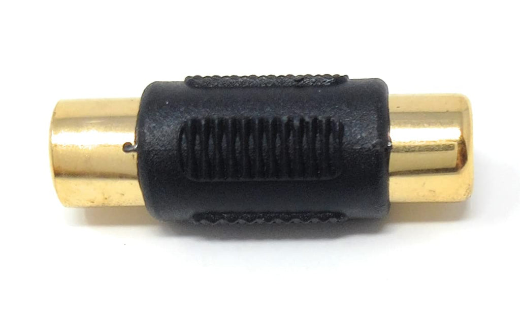 DRUT Phono RCA to RCA Coupler Joiner Female to Female Audio Connector Cable Adaptor Gender Changer