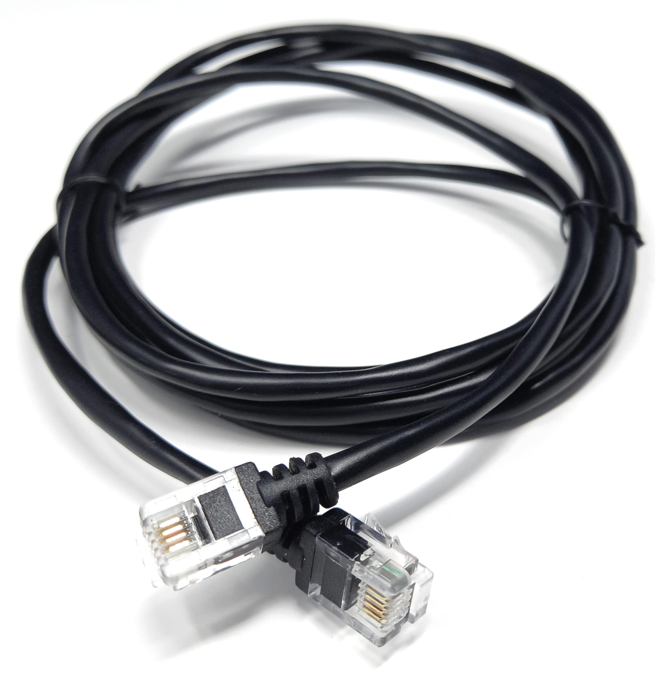 RJ11 to RJ11 ADSL 2 High Speed Broadband Modem Telephone Cable Transmits Data Up to 100 Mbits/sec, 26 AWG Supports Analogue or Digital (DSL/ISDN) Applications