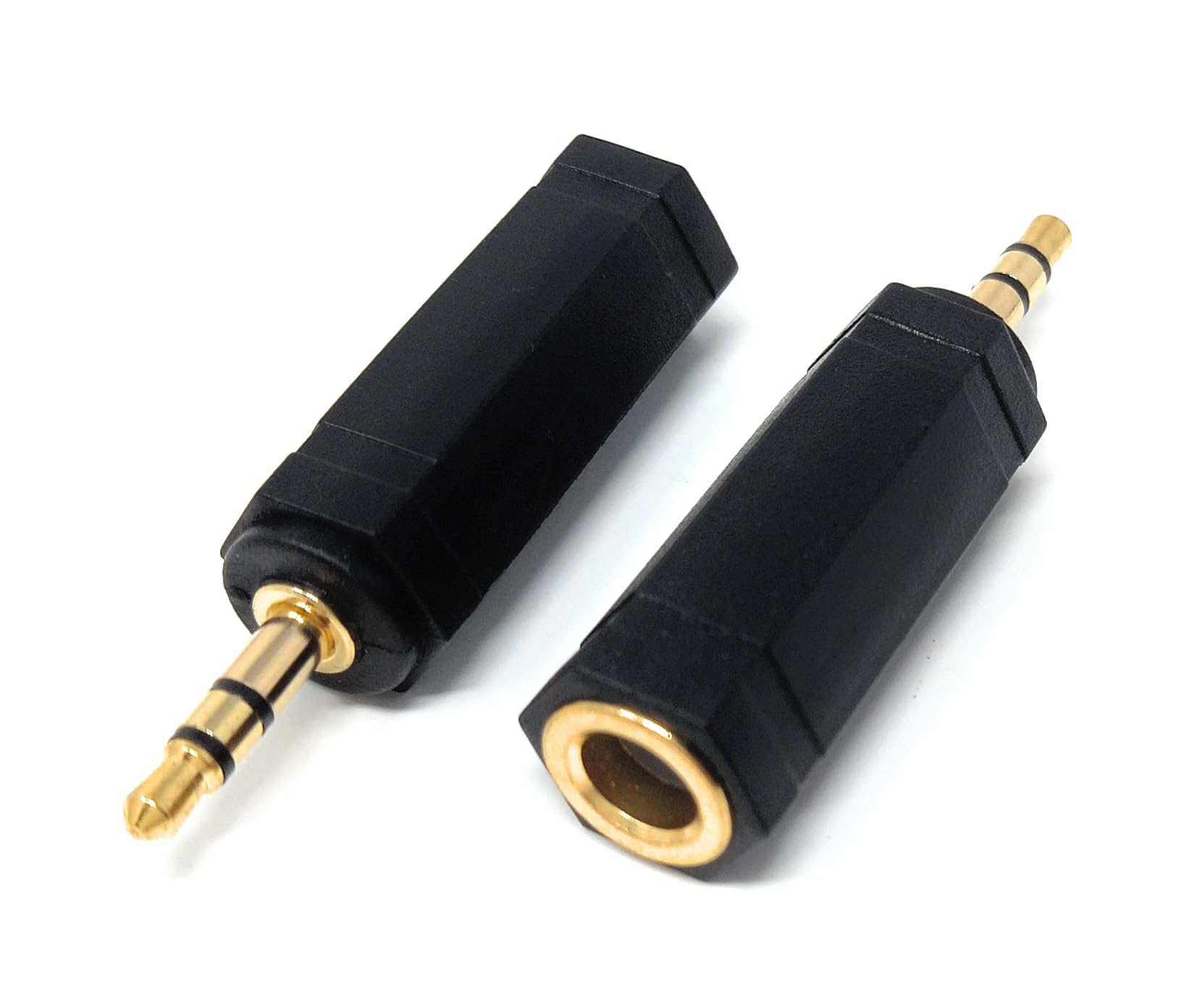 DRUT 3.5mm Stereo Jack to 6.35mm Stereo Socket Cable TRS Adapter Converter