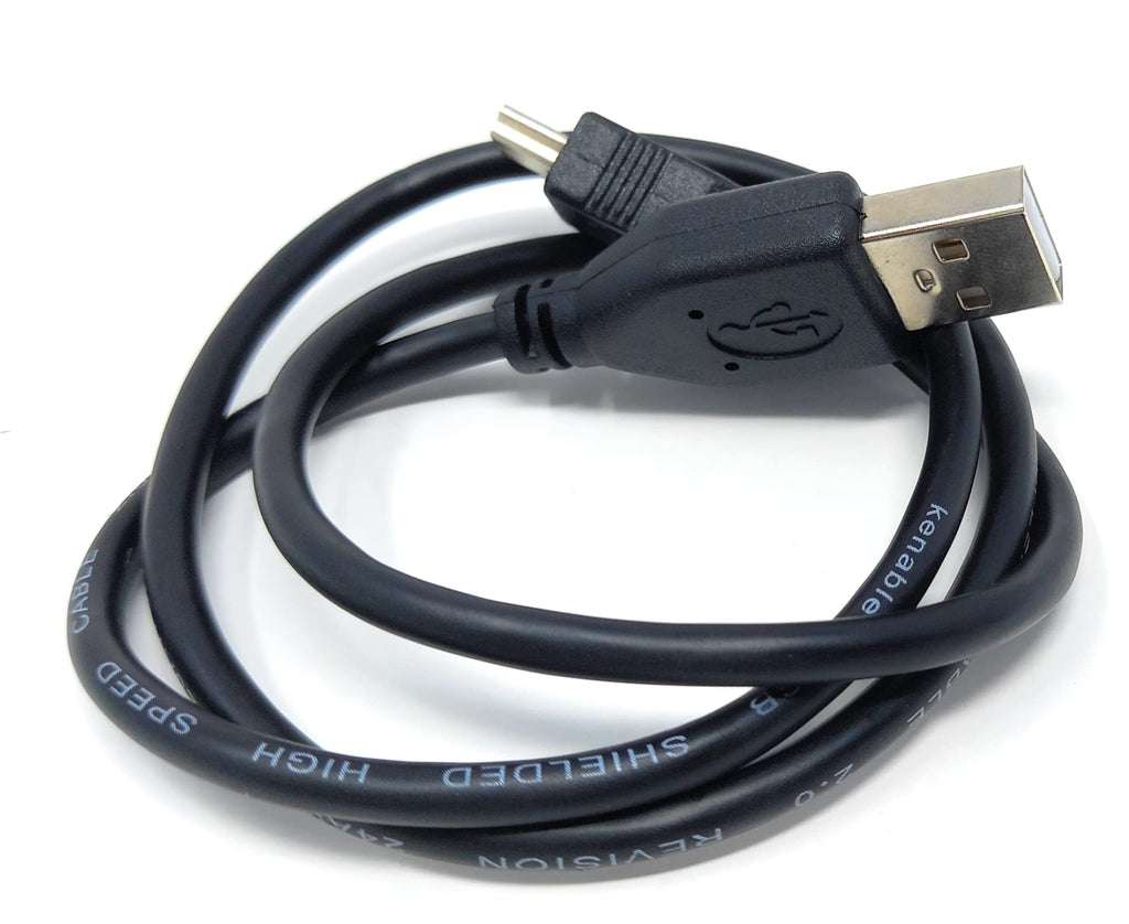Mini USB to USB 24AWG 2.0 Hi-Speed 2.0 A-Male to Mini-B 5pin Cable Power & Data Lead